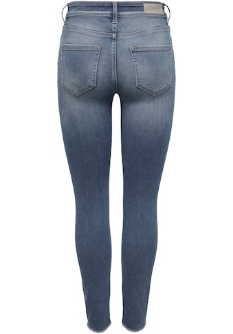 Only Ankle-Jeans »ONLBLUSH MID SK ANK RAW DNM« kaufen