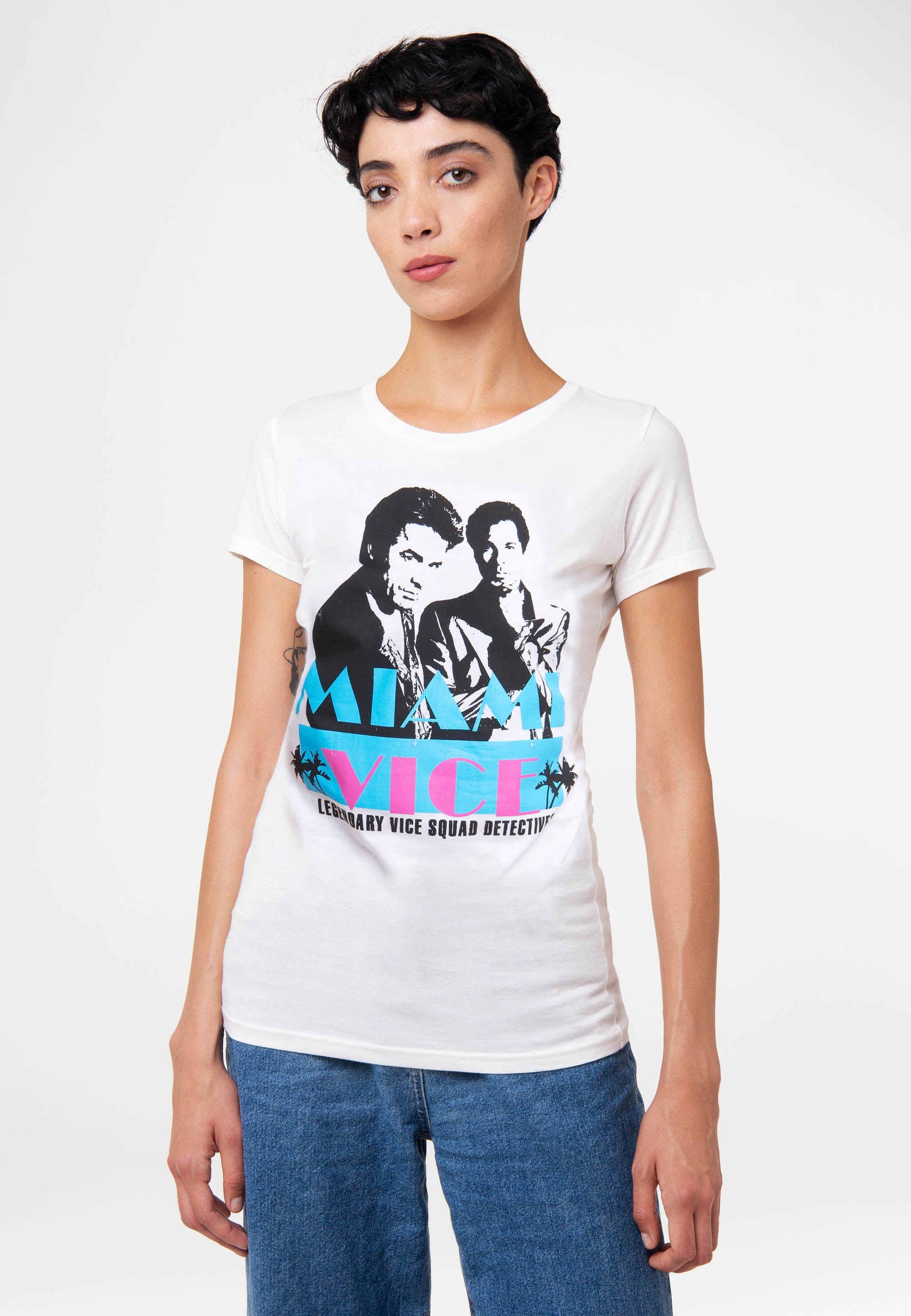 mit coolem »Miami Vice«, Print T-Shirt bestellen LOGOSHIRT