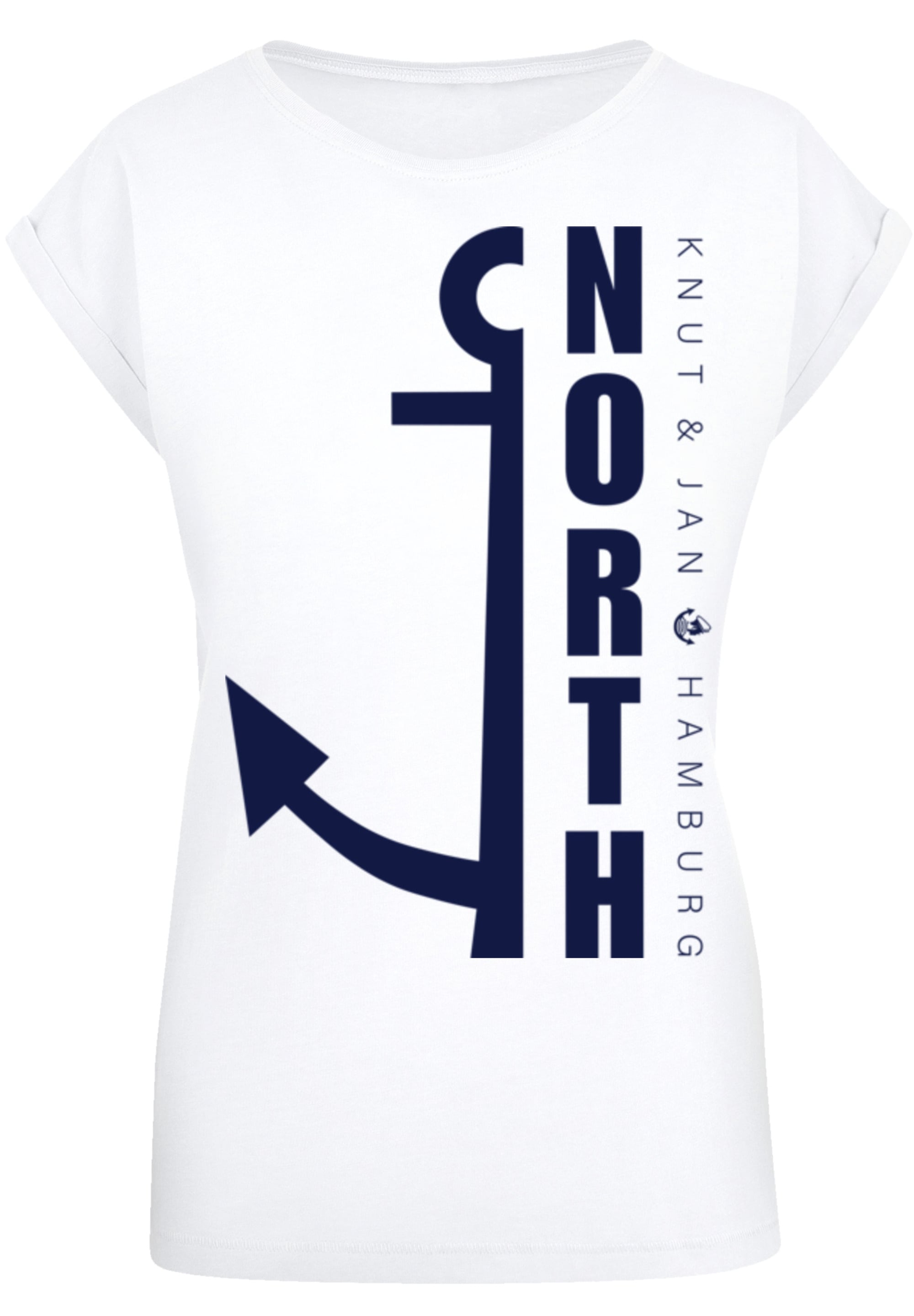 F4NT4STIC »PLUS online Anker«, North Print SIZE T-Shirt