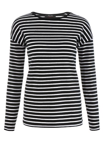 Aniston CASUAL Langarmshirt, mit trendfarbenen Ringeln kaufen