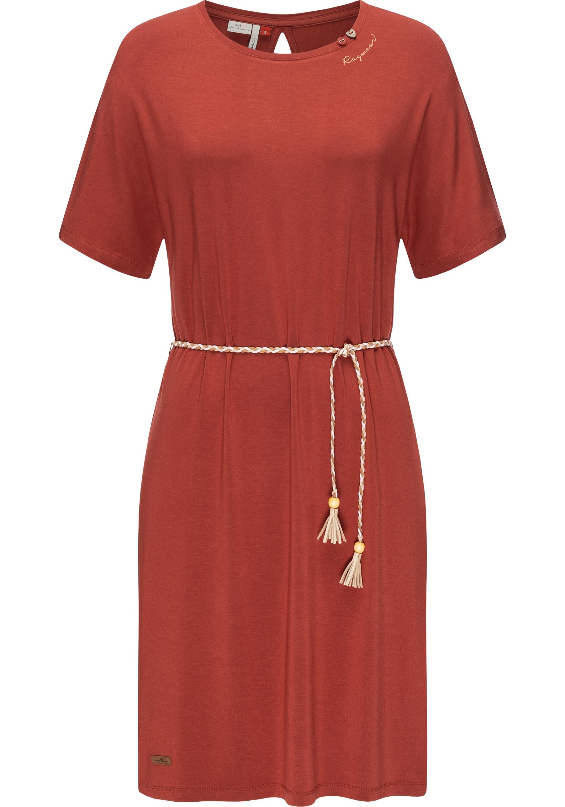Ragwear Jerseykleid »Kass«, stylisches Shirtkleid mit geflochtenem Gürtel kaufen