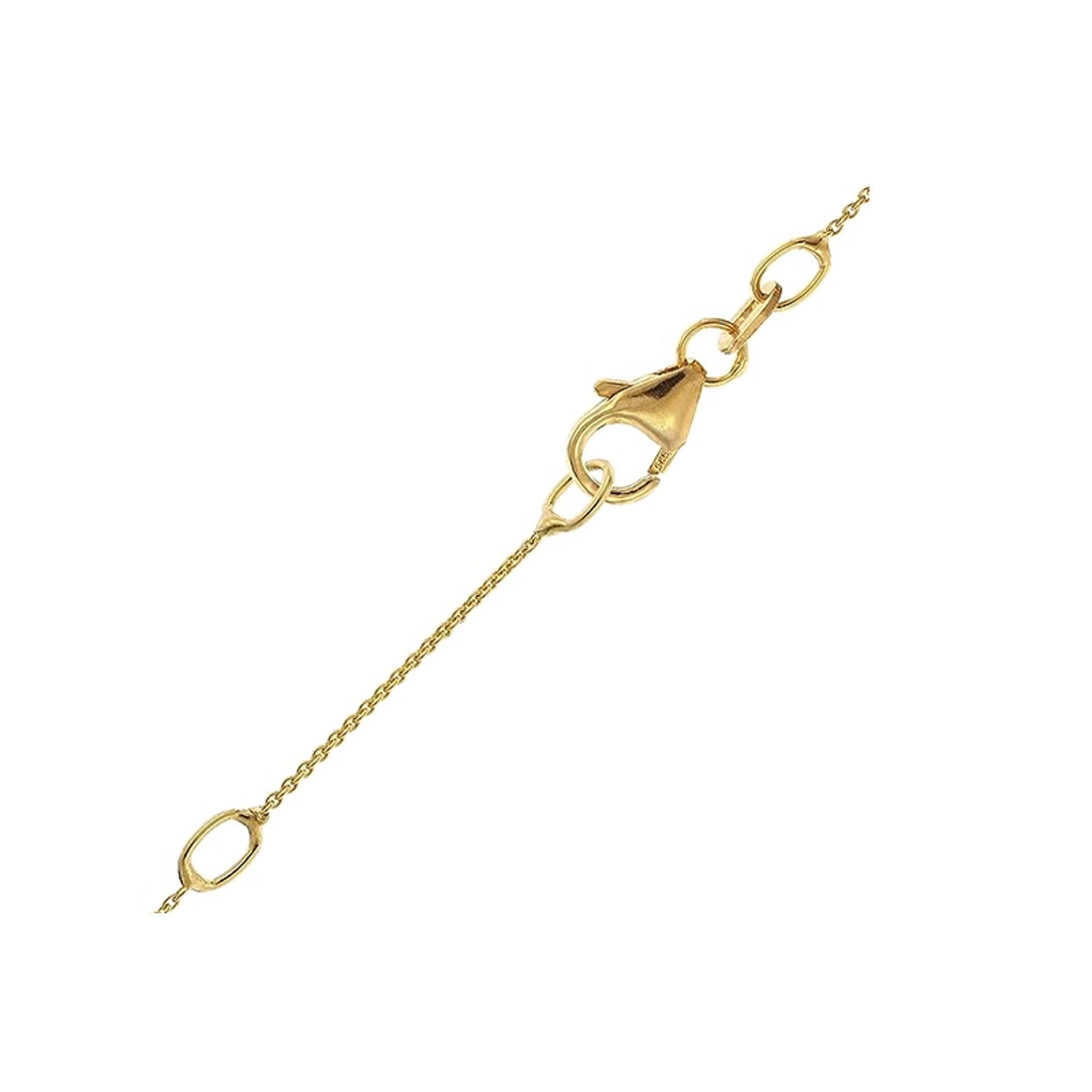 ONE ELEMENT Goldarmband »0,18 ct Diamant Brillant Armband aus 585 Gelbgold  19 cm Ø«, Damen Gold Schmuck Rundankerkette online kaufen | I\'m walking
