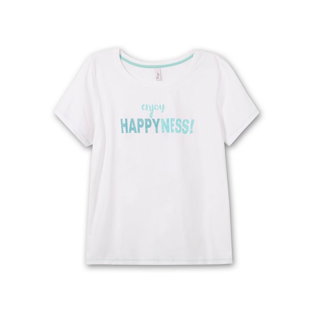 Sheego T-Shirt »Große Größen«, mit Wordingprint, leicht tailliert online |  I\'m walking