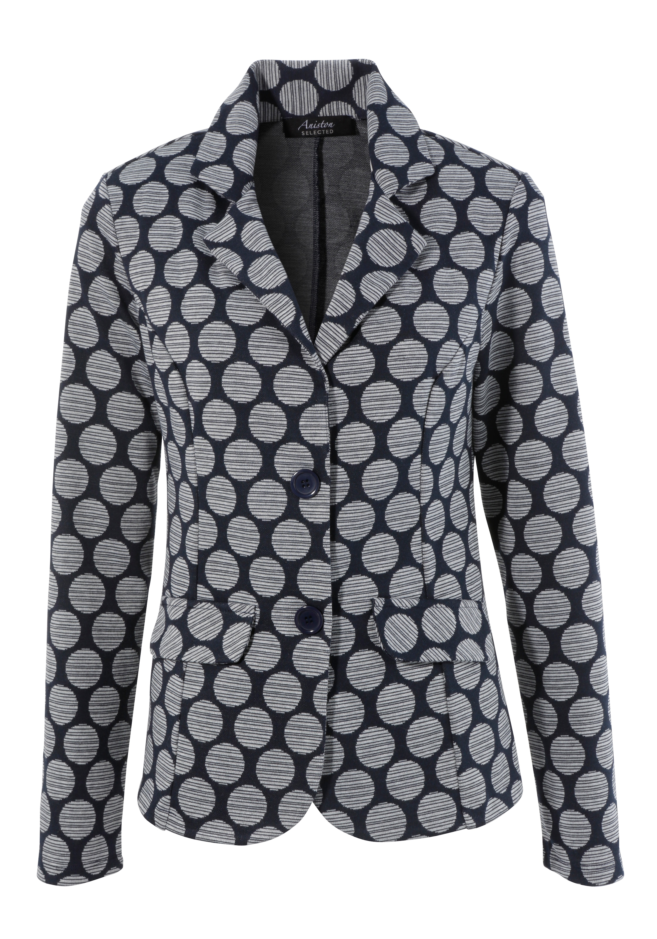 Aniston SELECTED Jerseyblazer, mit gestreiften Punkten kaufen