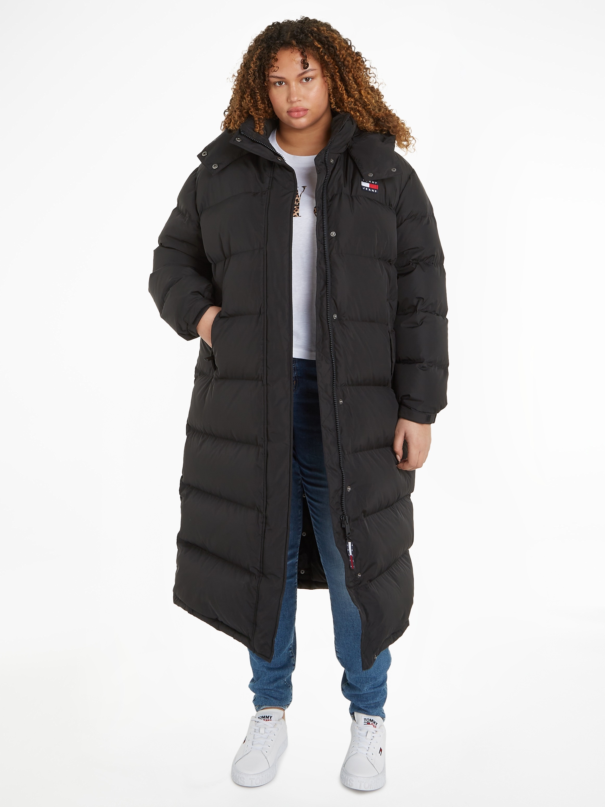 Tommy Jeans Curve Daunenmantel Tjw Crv Alaska Long Puffer Plus Size