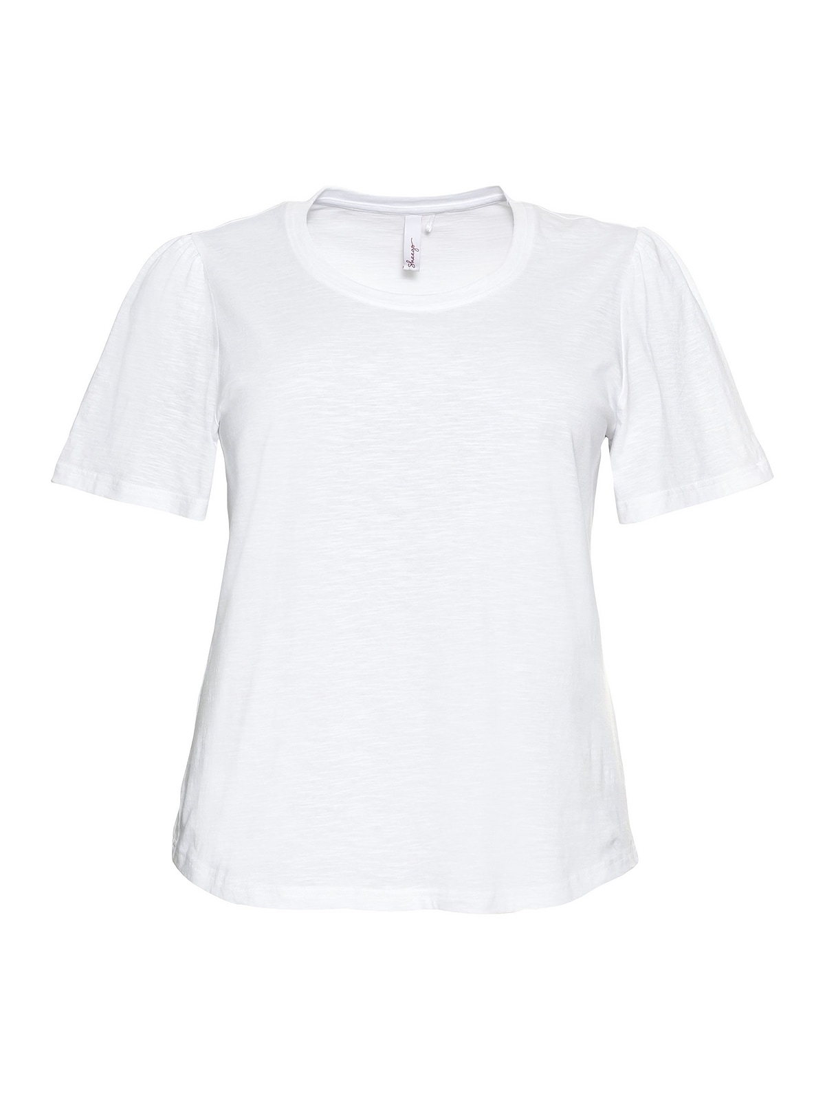 Sheego T-Shirt »Große Größen«, mit kurzen Flügelärmeln, aus reiner Baumwolle  shoppen | I\'m walking