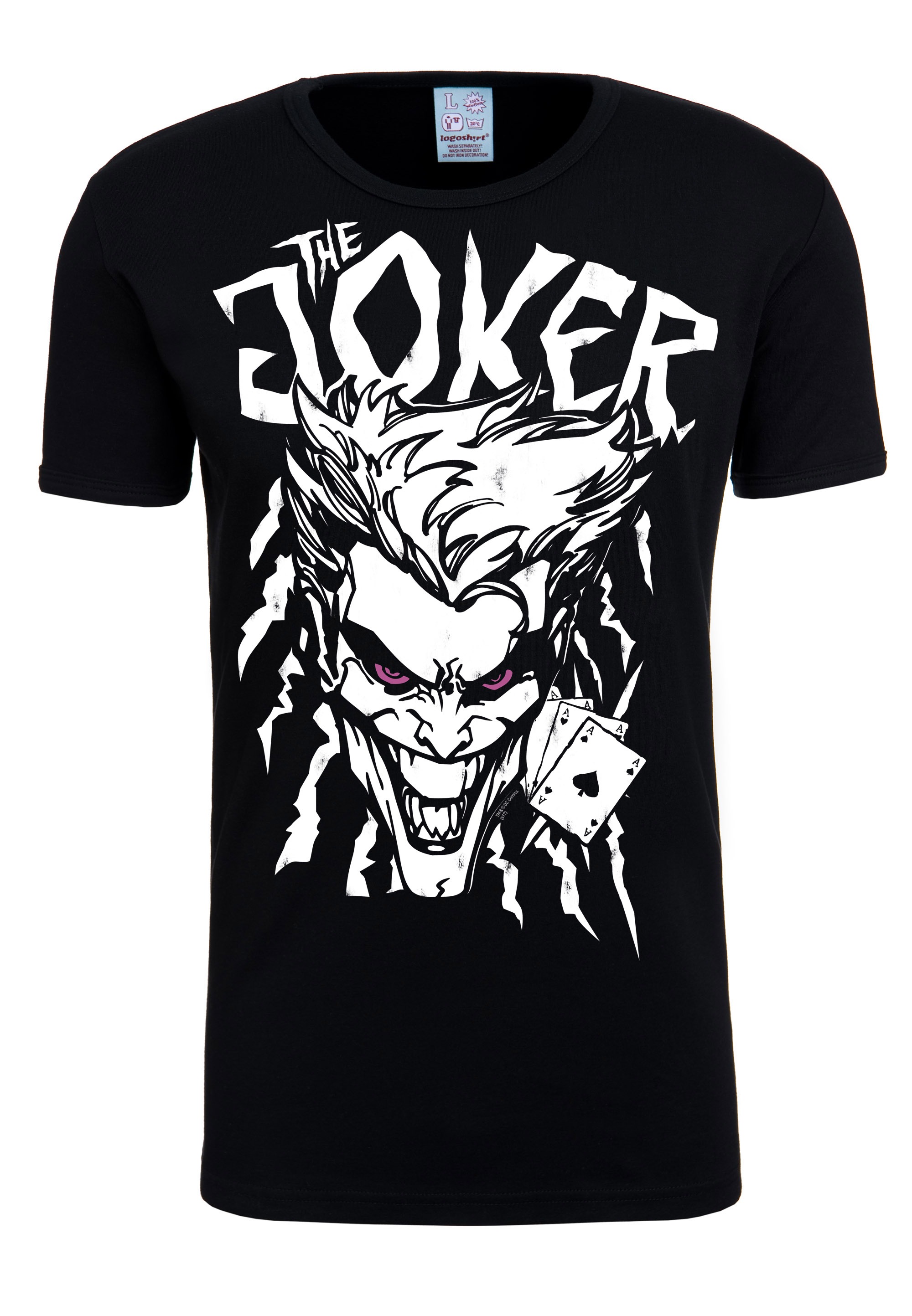 I\'m »The lizenziertem T-Shirt online Joker«, LOGOSHIRT | Originaldesign mit walking