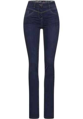 Cecil High-waist-Jeans »Style Toronto«, mit dunkelblauer Waschung kaufen