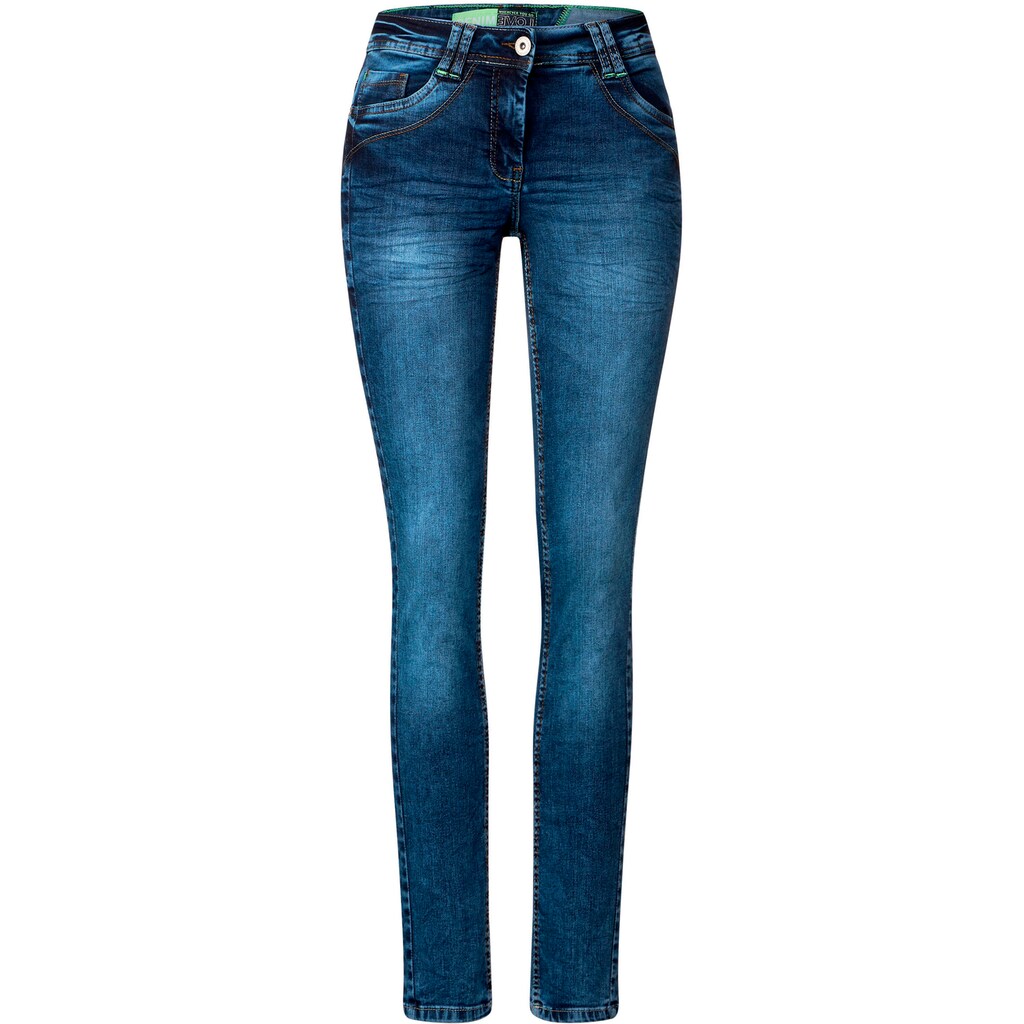 Cecil Skinny-fit-Jeans Style Scarlett mit Logo-Badge Cecil Skinny-fit-Jeans Style Scarlett mit Logo-Badge