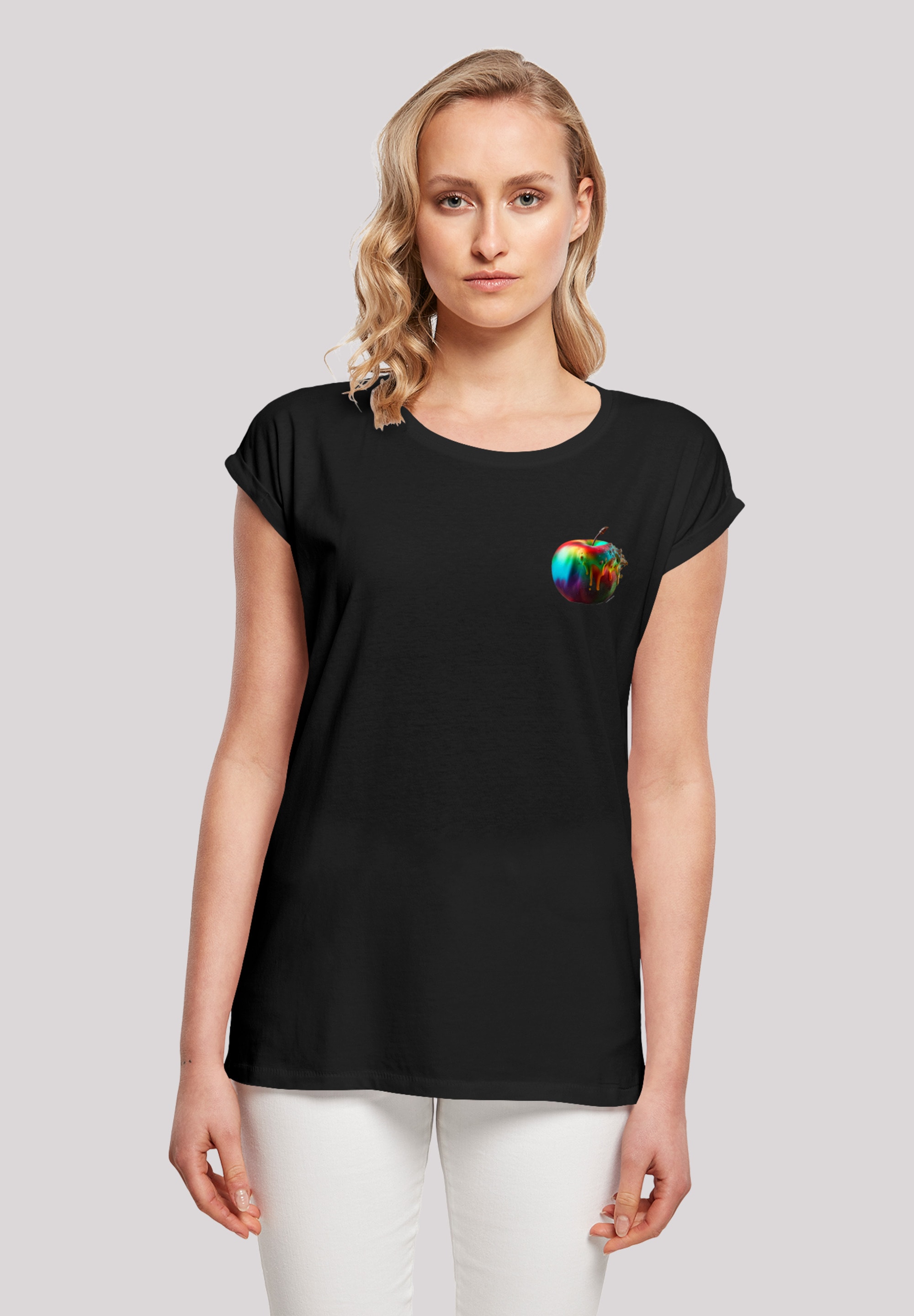 »Colorfood Collection F4NT4STIC bestellen Rainbow Print T-Shirt Apple«, -
