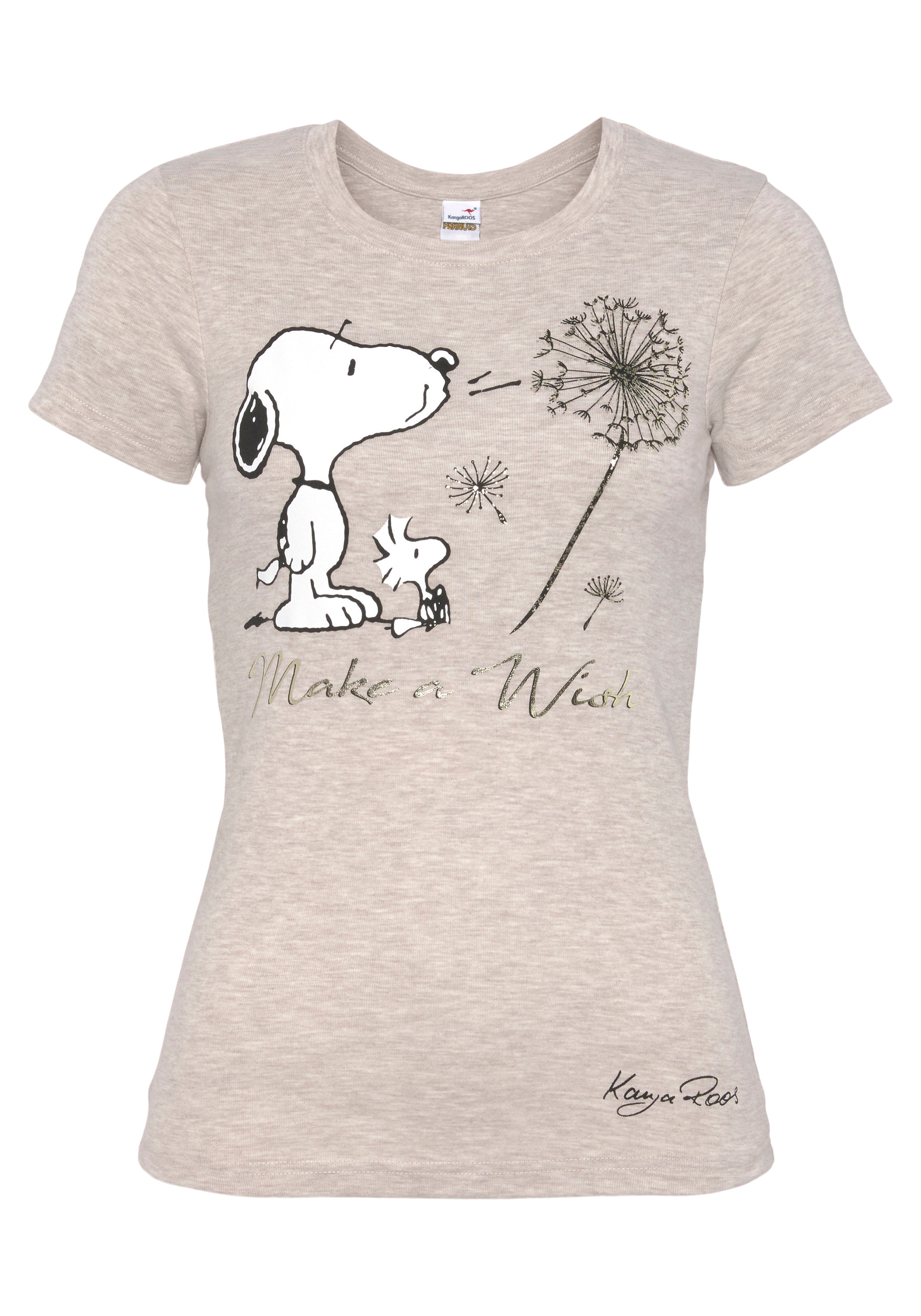 - Originaldesign mit lizensiertem KangaROOS walking KOLLEKTION | NEUE I\'m shoppen Snoopy Kurzarmshirt, Print