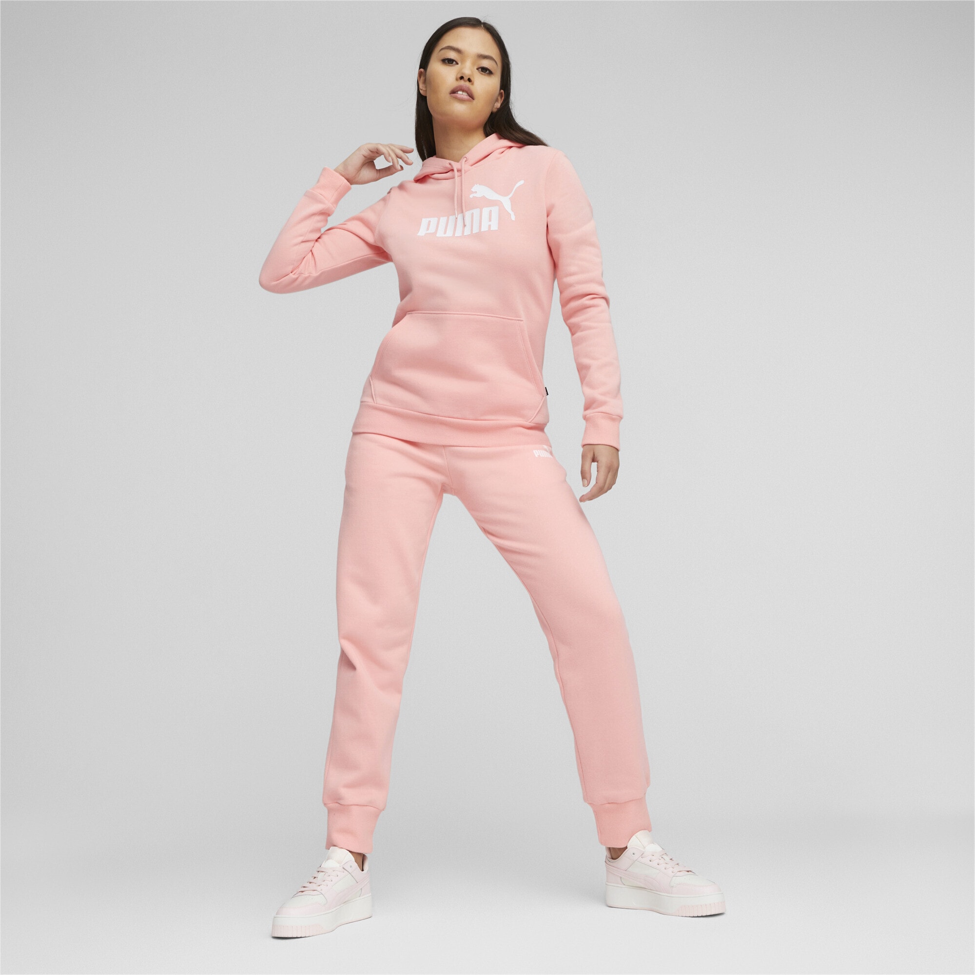 PUMA Sweatshirt »Essentials hoodie bestellen Logo FL Damen«