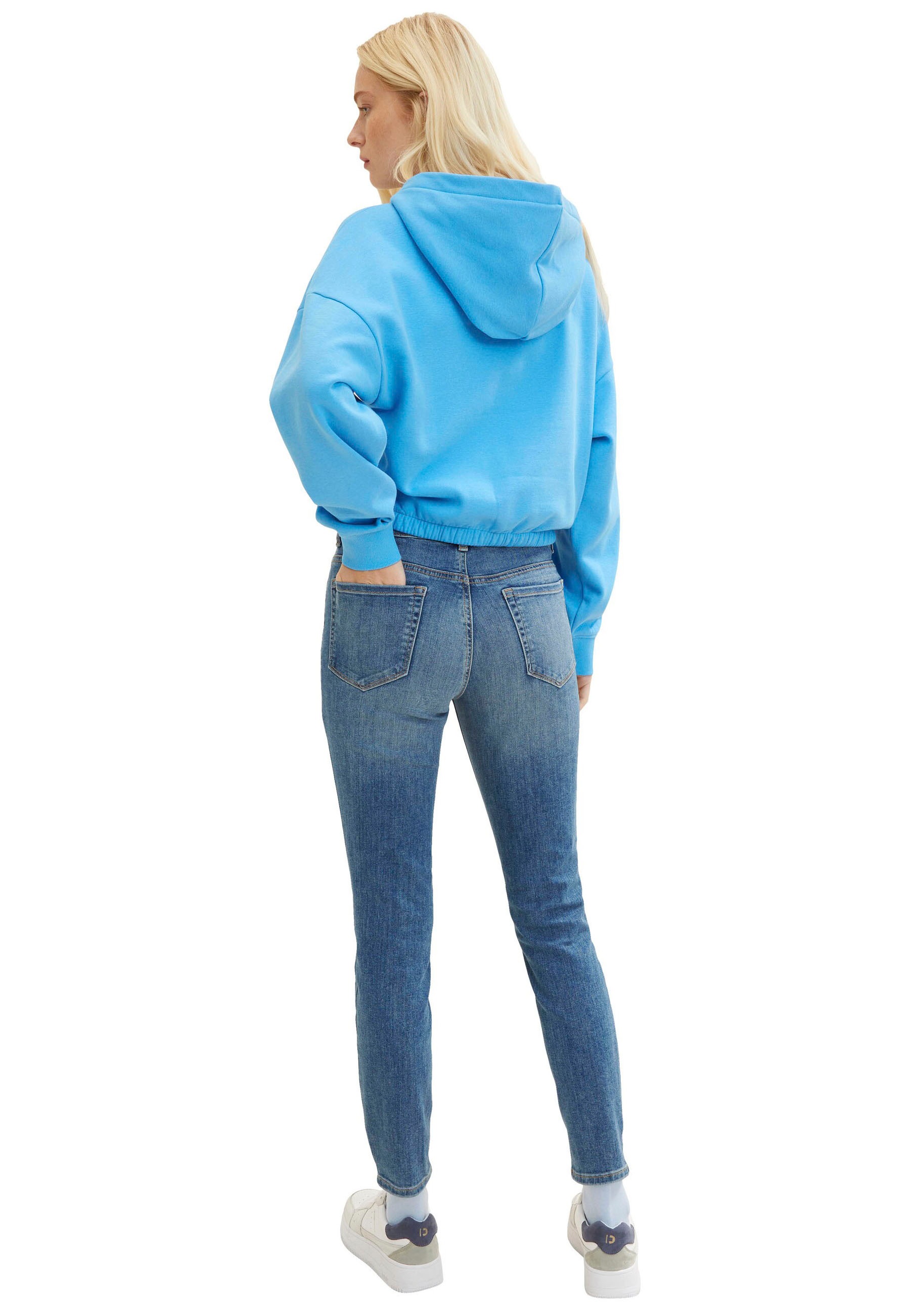 TOM TAILOR Denim High-waist-Jeans Janna Extra Skinny Ankle Jeans (1 tlg.) mit modischer Waschung FG11184