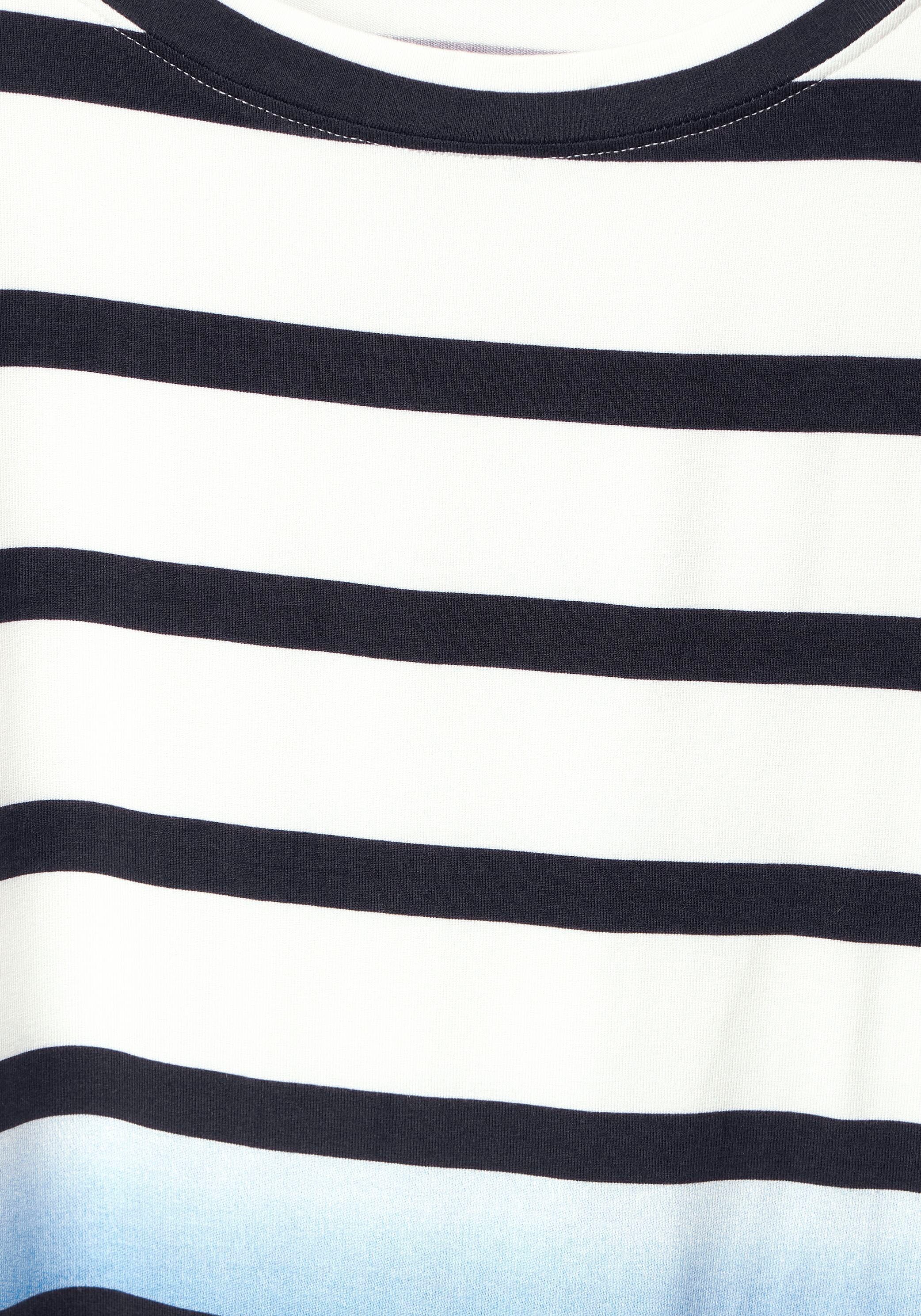 Cecil Sweatkleid »EOS_Striped Dip Dye Dress«, mit gewollten Falten kaufen |  I\'m walking