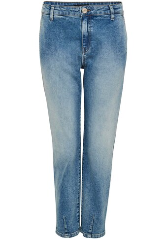 OPUS Ankle-Jeans »Lanea«, mit interessanten Barrel-Leg-Abnähern am Saum kaufen