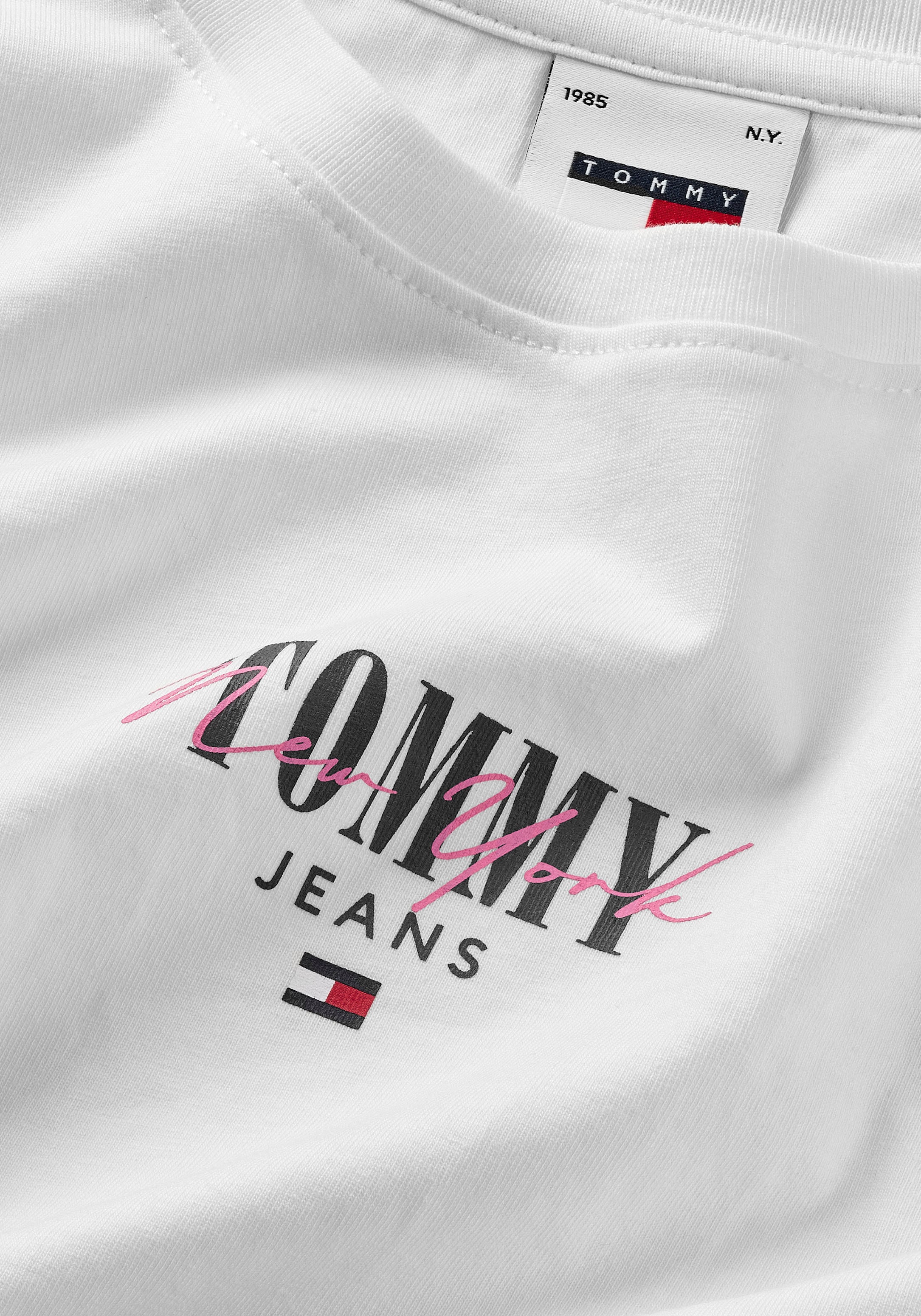 LOGO I\'m SLIM TEE »TJW | Tommy 1 walking EXT«, ESSNTL Große Jeans Curve T-Shirt Größen