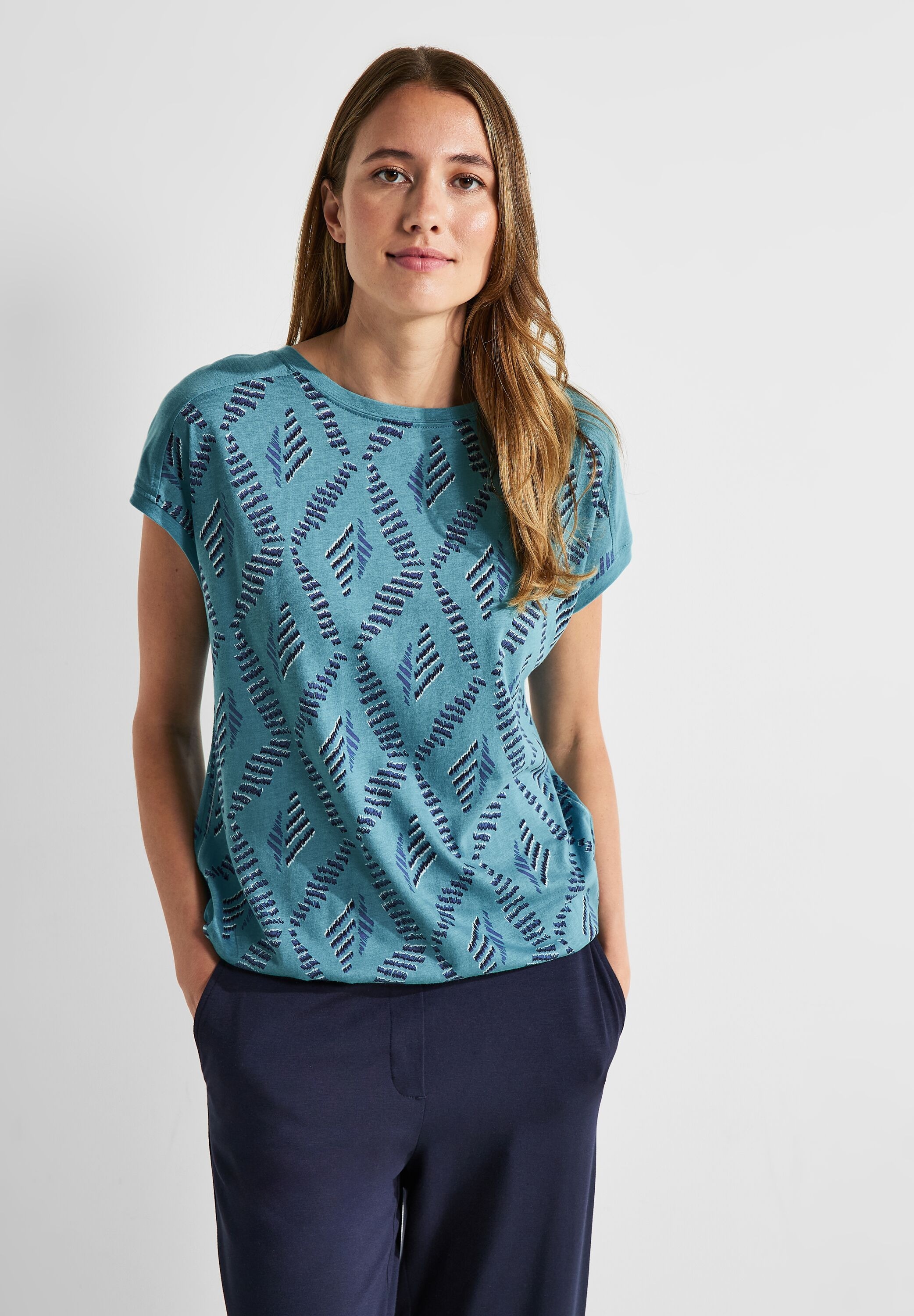 Cecil T-Shirt, aus softem | walking shoppen Materialmix I\'m