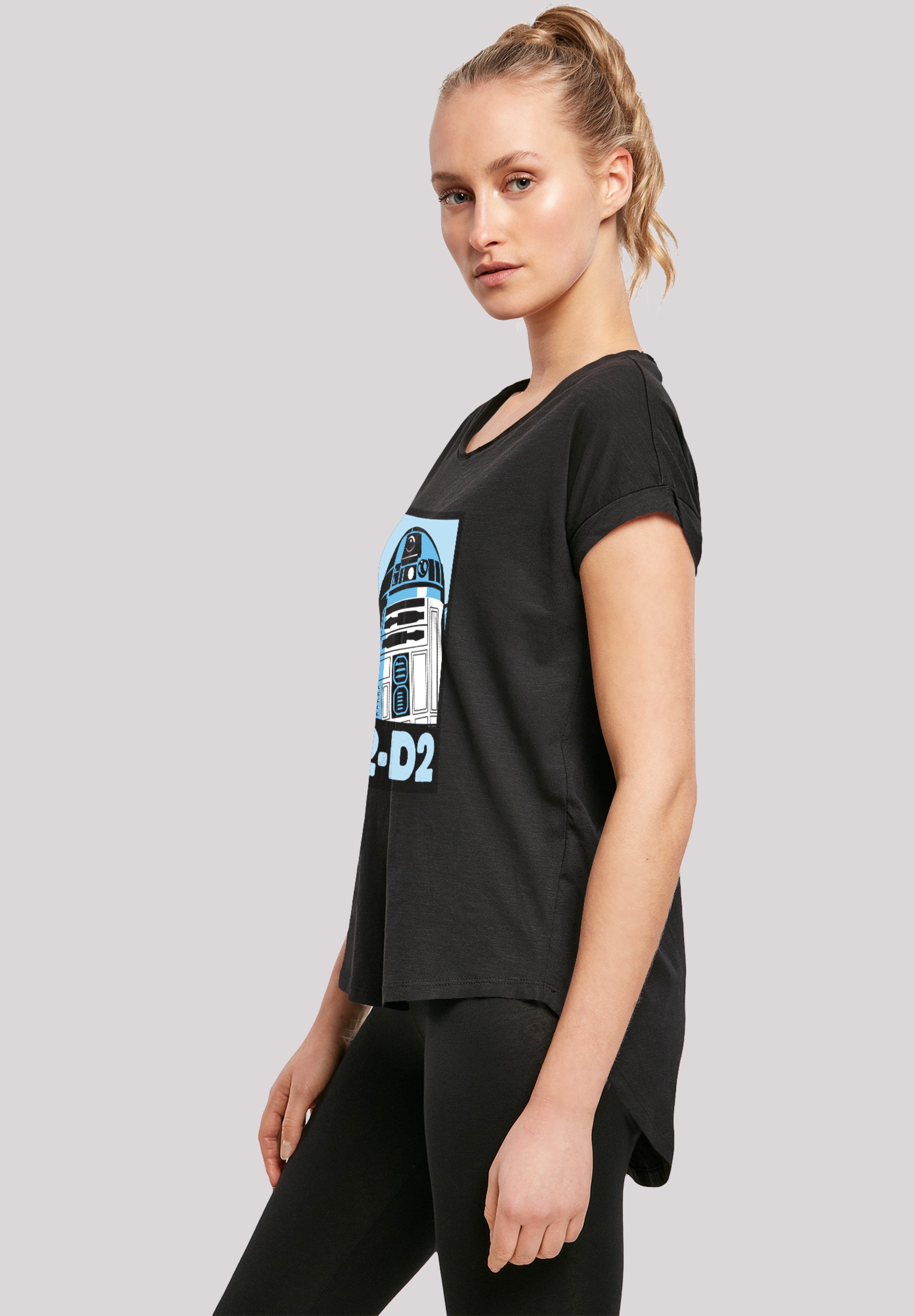 bestellen I\'m Cut Print F4NT4STIC Poster«, T-Shirt »Long | Wars T-Shirt Star R2-D2 walking