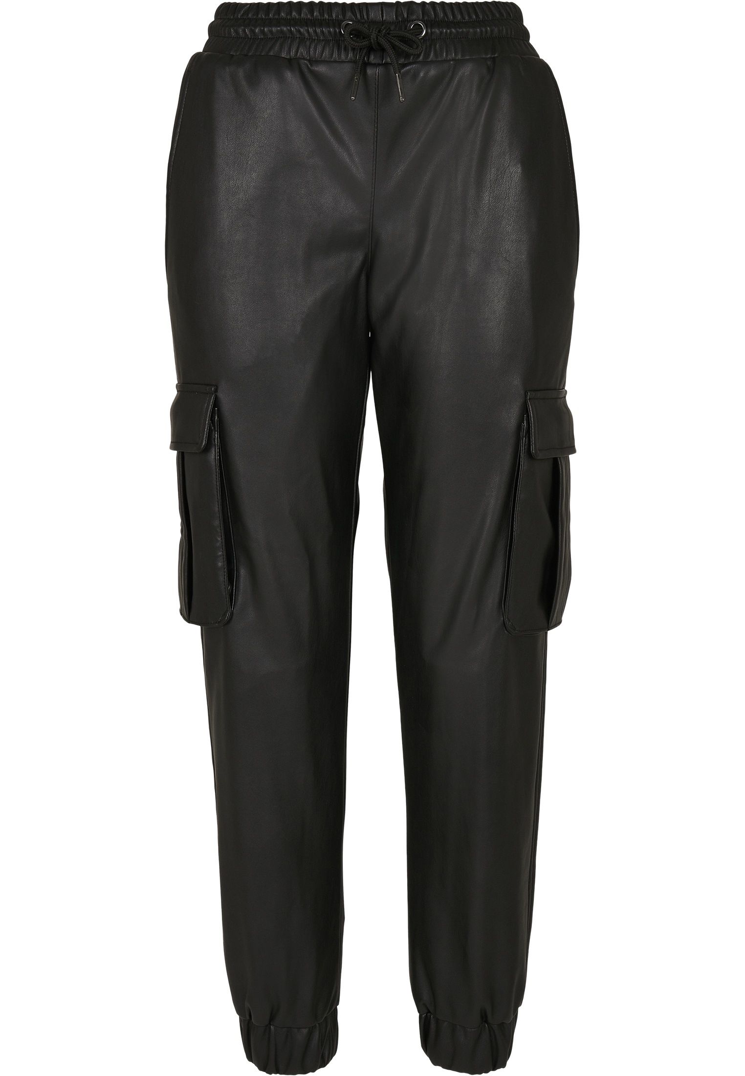 URBAN CLASSICS Cargohose »Damen Ladies Faux Leather Cargo Pants«, (1 tlg.)  online kaufen | I\'m walking