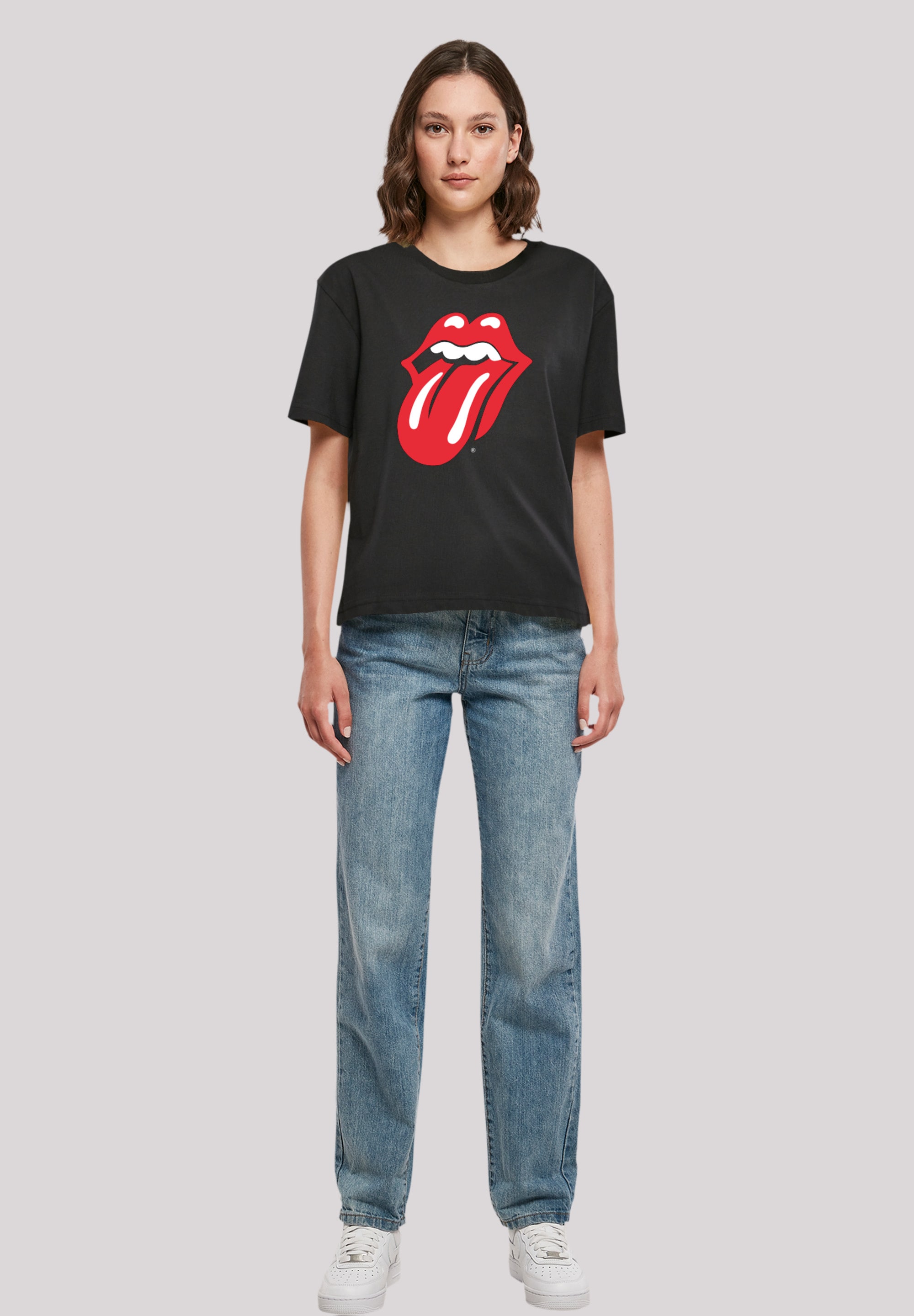 F4NT4STIC T-Shirt »The Rolling Stones bestellen Tongue«, Print Classic