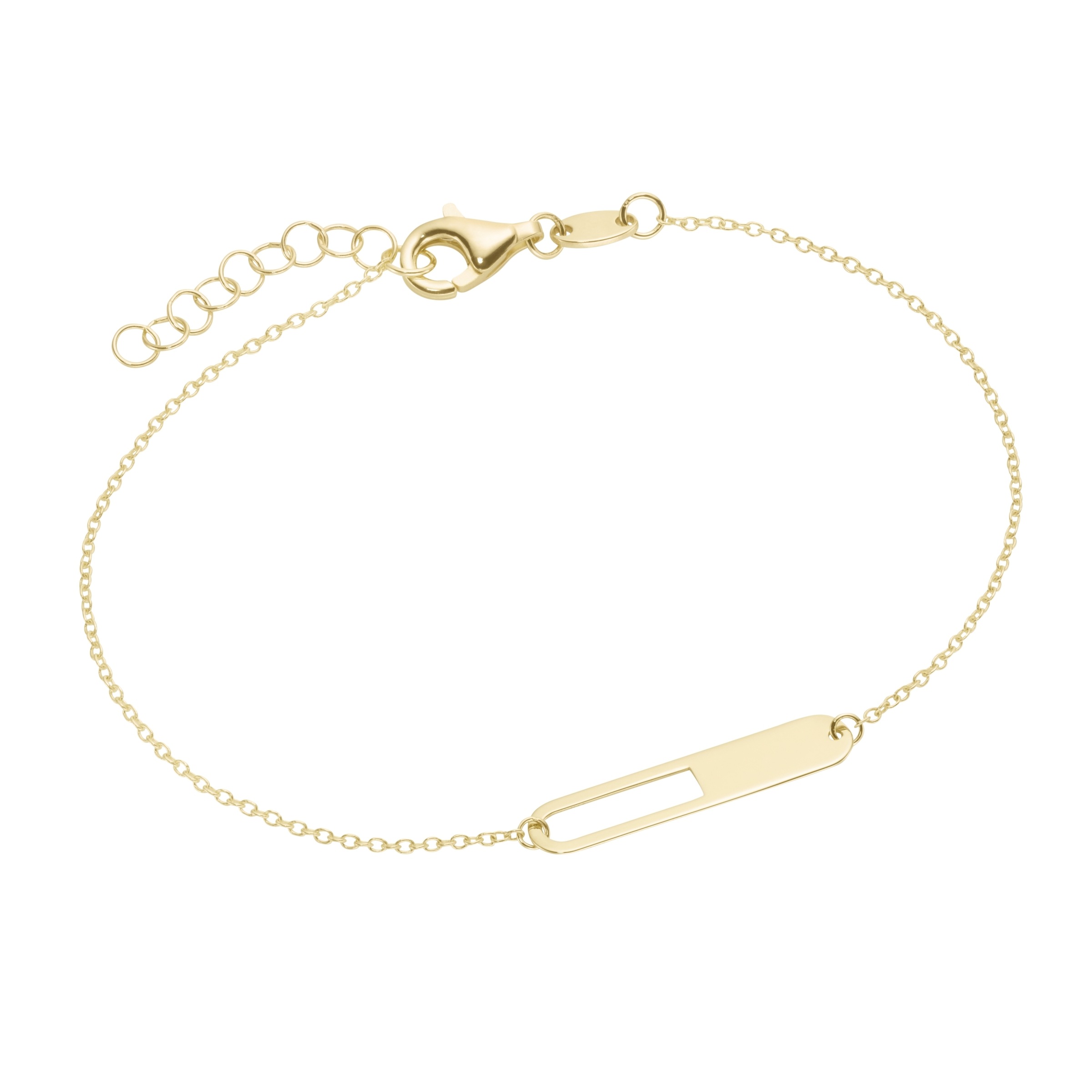 Luigi Merano Armband »mit Cut-Out-Muster, Gold 375« kaufen