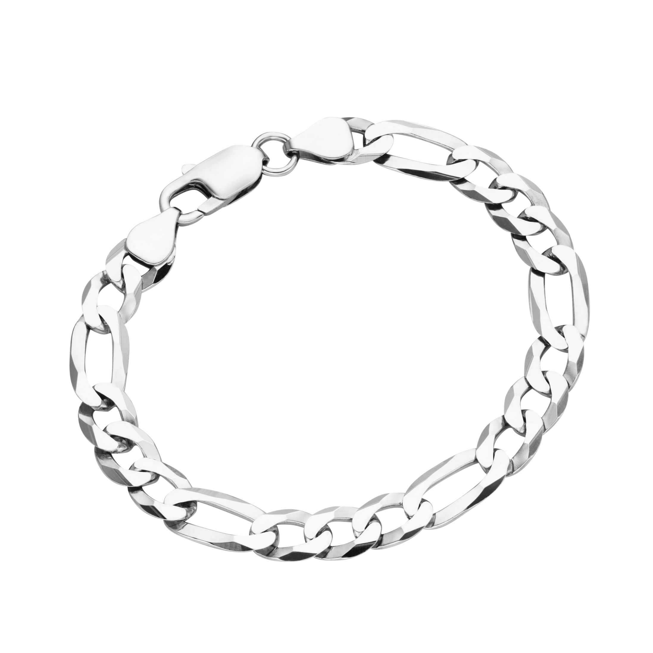 Smart Jewel Armband massiv, 925« diamantiert, 3/1 | Silber »Figarokette walking I\'m kaufen