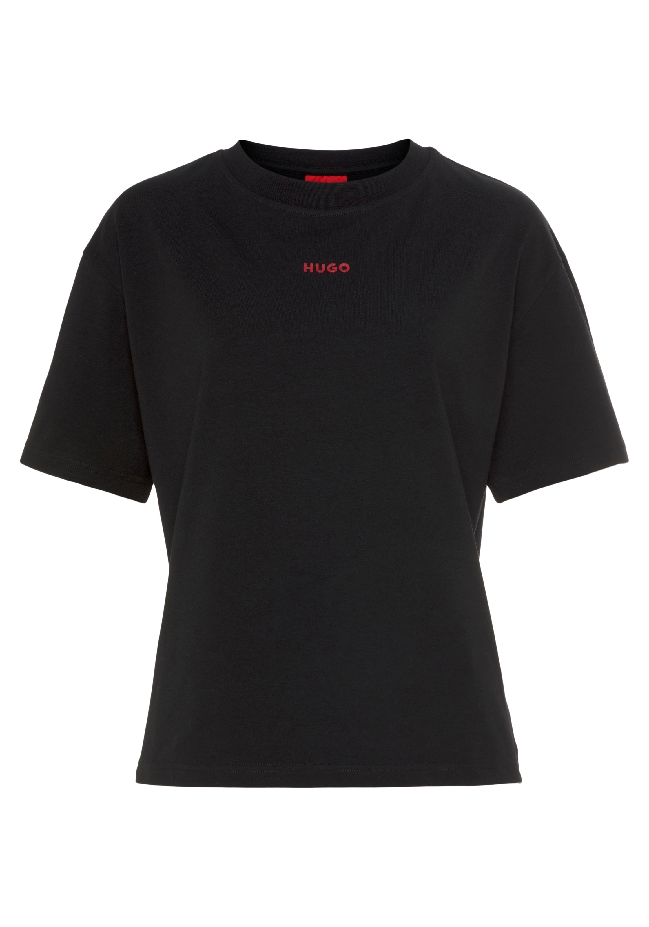 HUGO Rundhalsshirt »SHUFFLE_T-SHIRT 1024915«, mit Hugo Logo-Schriftzug kaufen