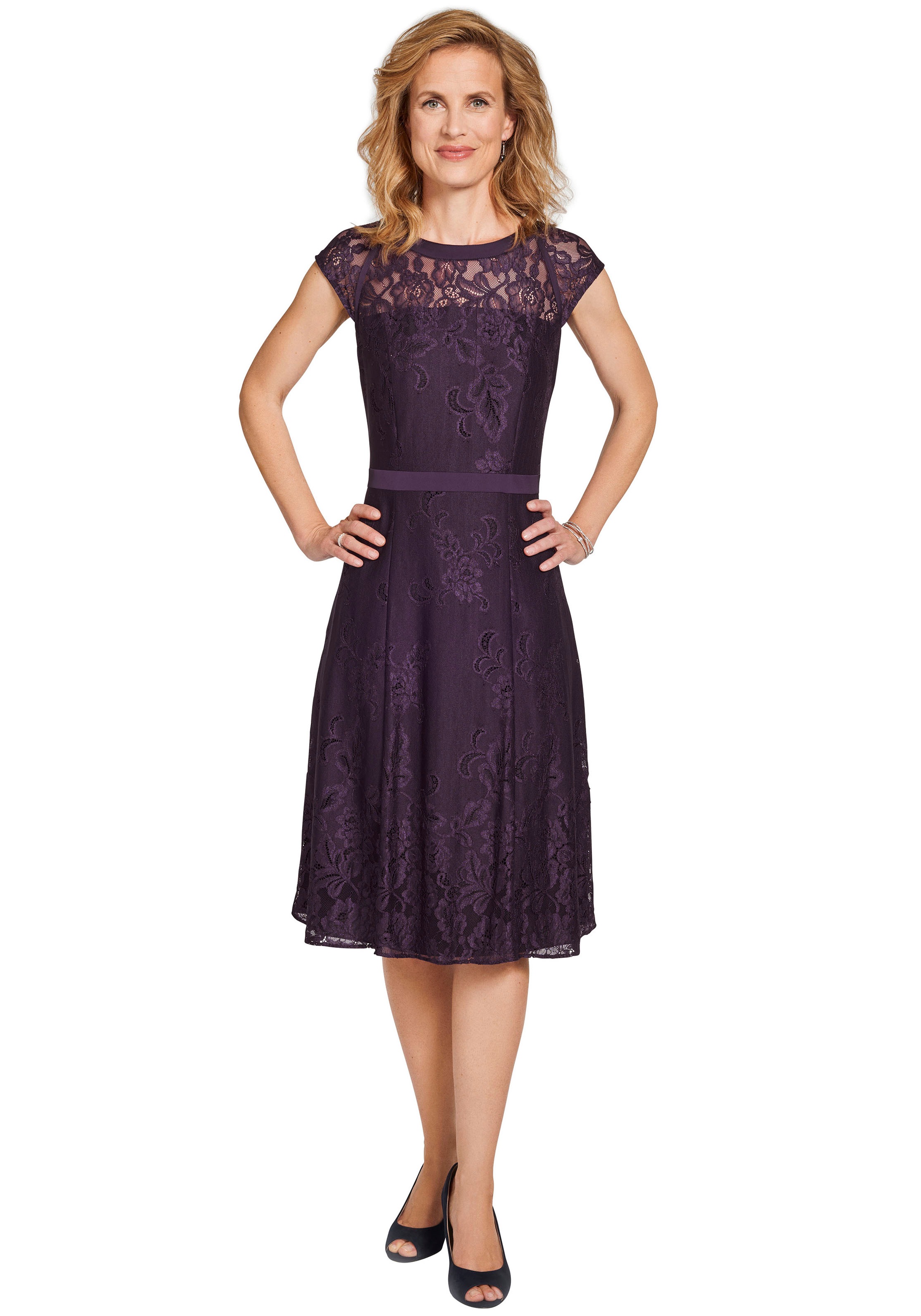 select! by hermann lange - select By Hermann Lange Cocktailkleid, mit eleganter Spitze
