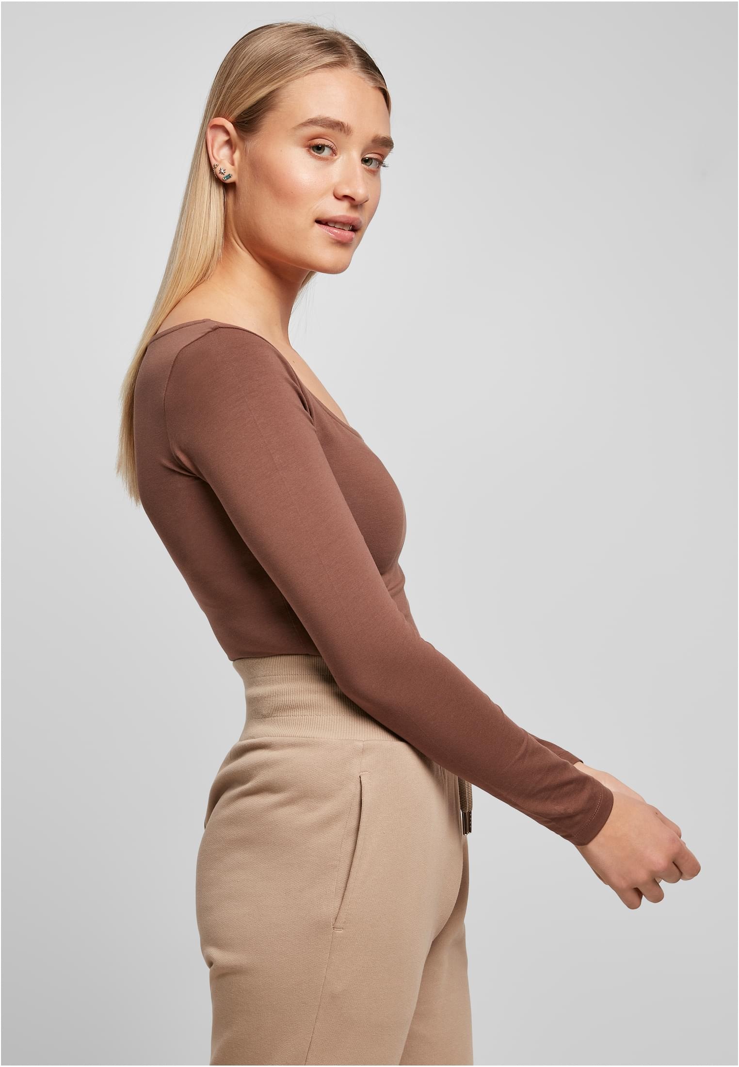 URBAN CLASSICS Langarmshirt (1 »Damen I\'m tlg.) | Ladies kaufen walking Longsleeve online Organic Body«
