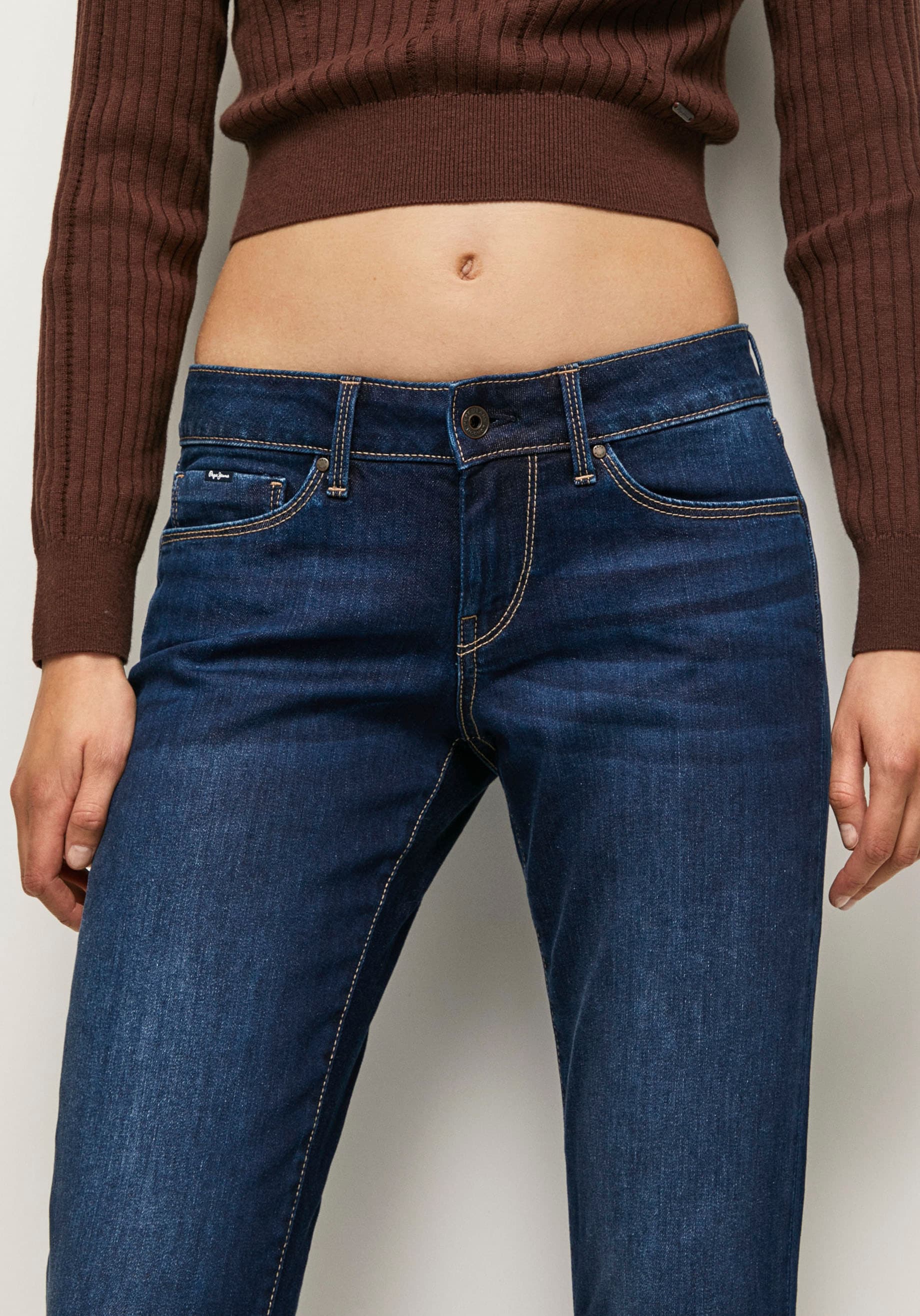 Pepe Jeans Skinny-fit-Jeans »SOHO«, im 5-Pocket-Stil mit 1-Knopf Bund und  Stretch-Anteil shoppen | I\'m walking