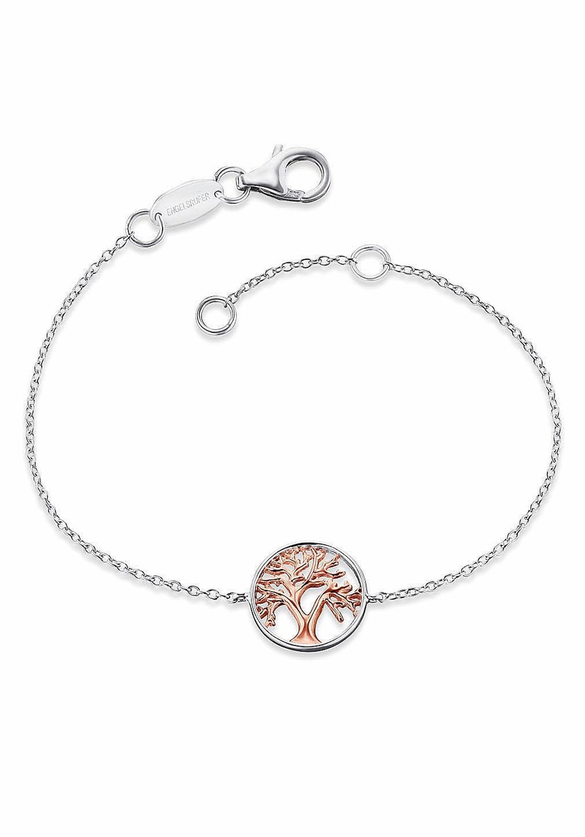 dKeniz Armband »925 Sterling 17+4cm walking Silber kaufen Glänzend Weiß« I\'m rosevergoldet | online Zirkonia