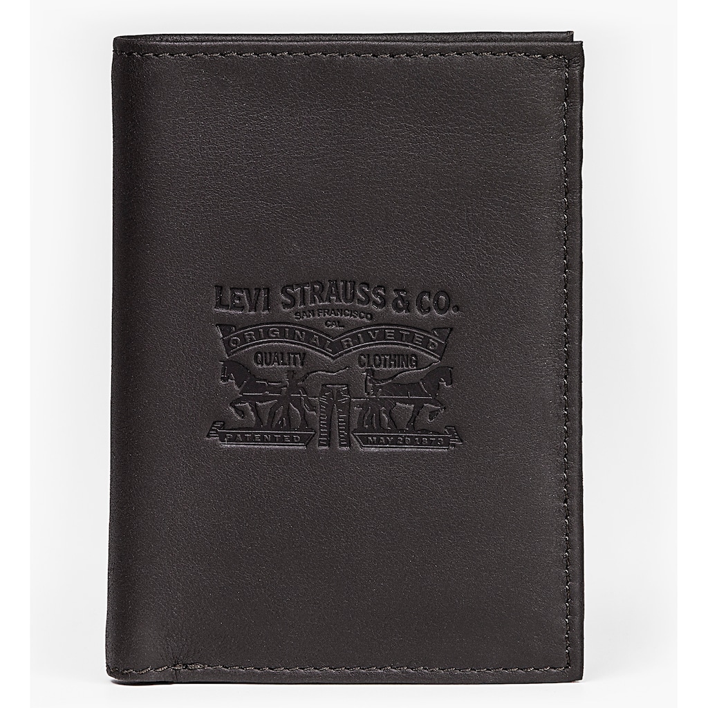 Levi's® Geldbörse VINTAGE TWO HORSE VERTICAL COIN WALLET mit schöner Prägung Levi's® Geldbörse VINTAGE TWO HORSE VERTICAL COIN WALLET mit schöner Prägung