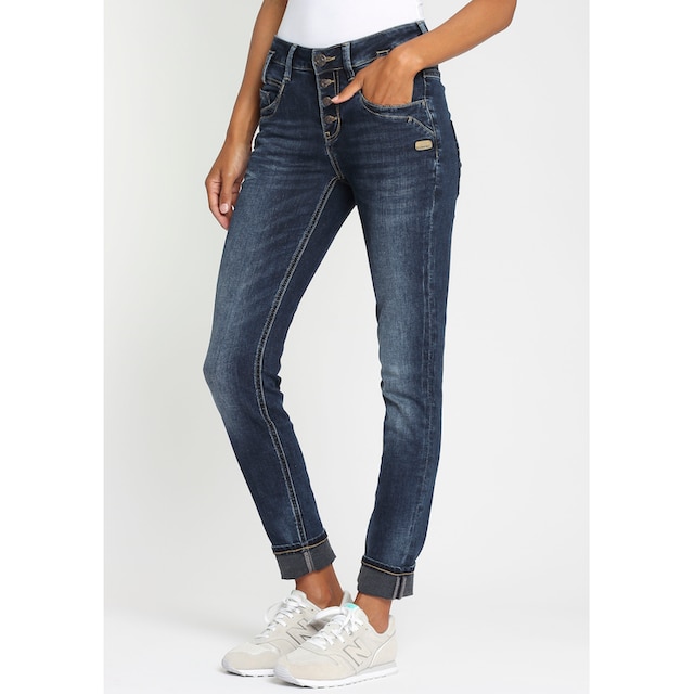 Knopfleiste Slim-fit-Jeans GANG »94CARLI«, offener mit online