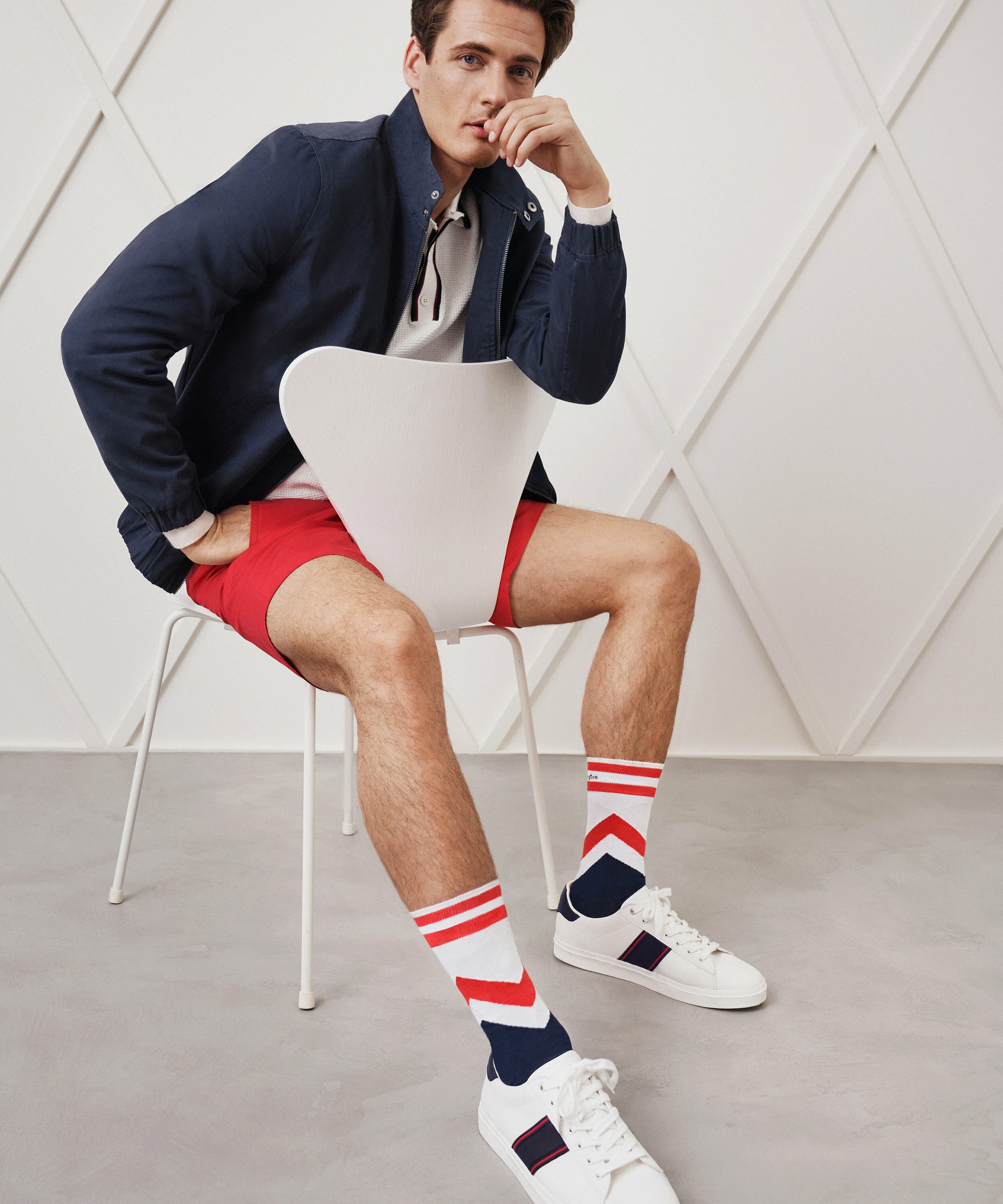 Burlington Socken »Argyle Racing«, (1 Paar), ein pflegeleichtes Material