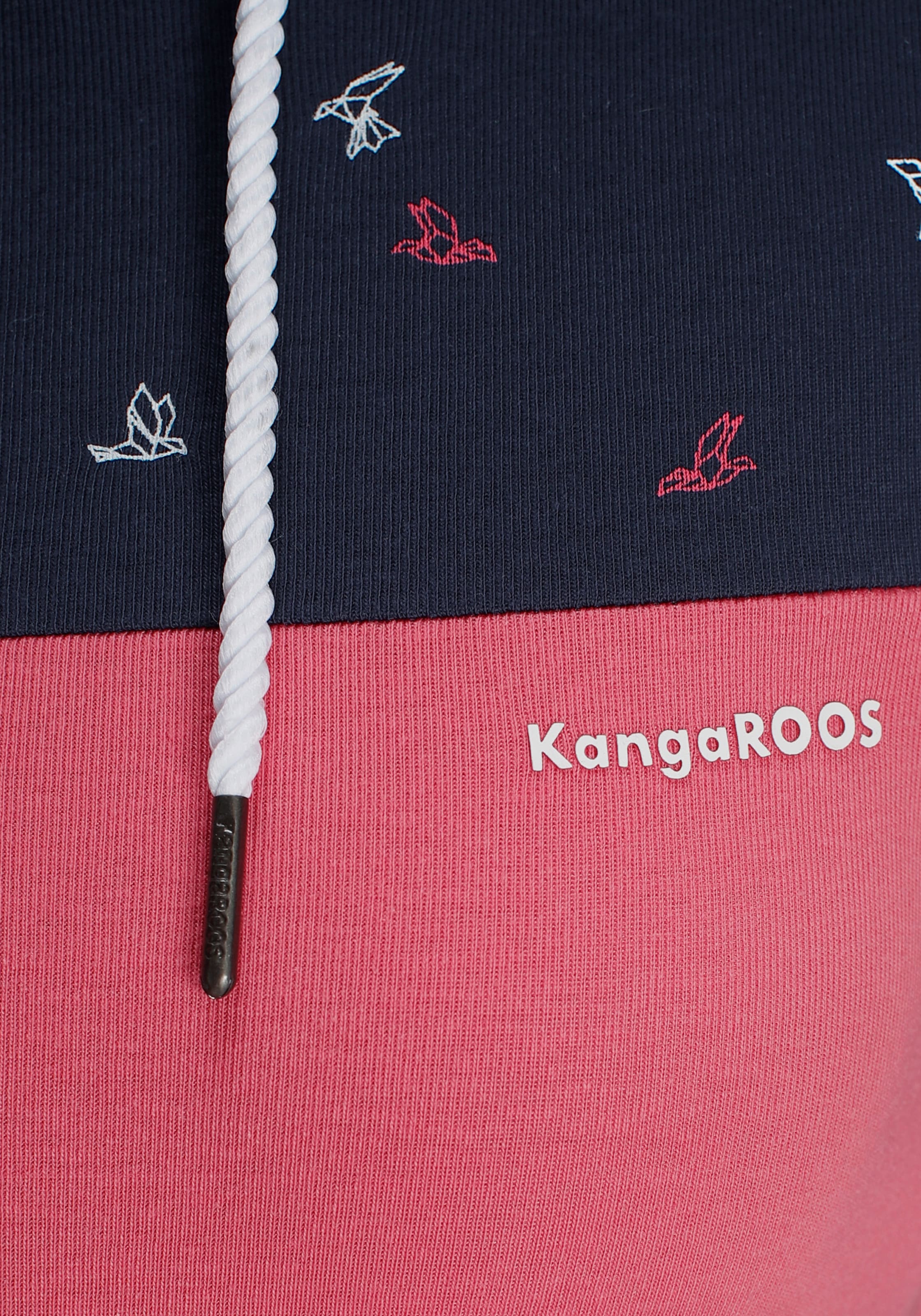 KangaROOS Kapuzenshirt, im trendigen Colorblocking-Design - NEUE KOLLEKTION  shoppen | I\'m walking | Rundhalsshirts