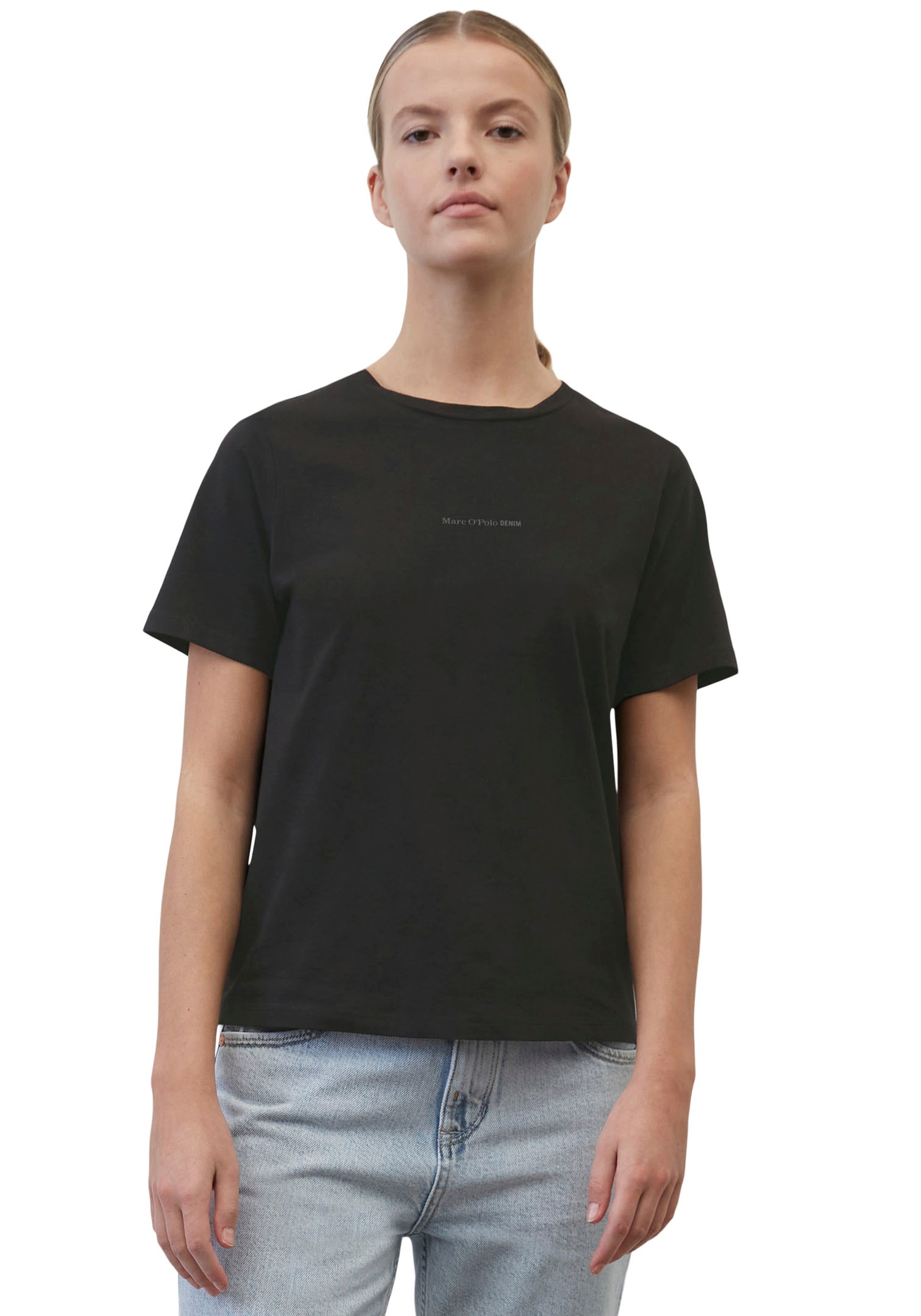 Marc O\'Polo DENIM T-Shirt, vorne Label-Print mit online
