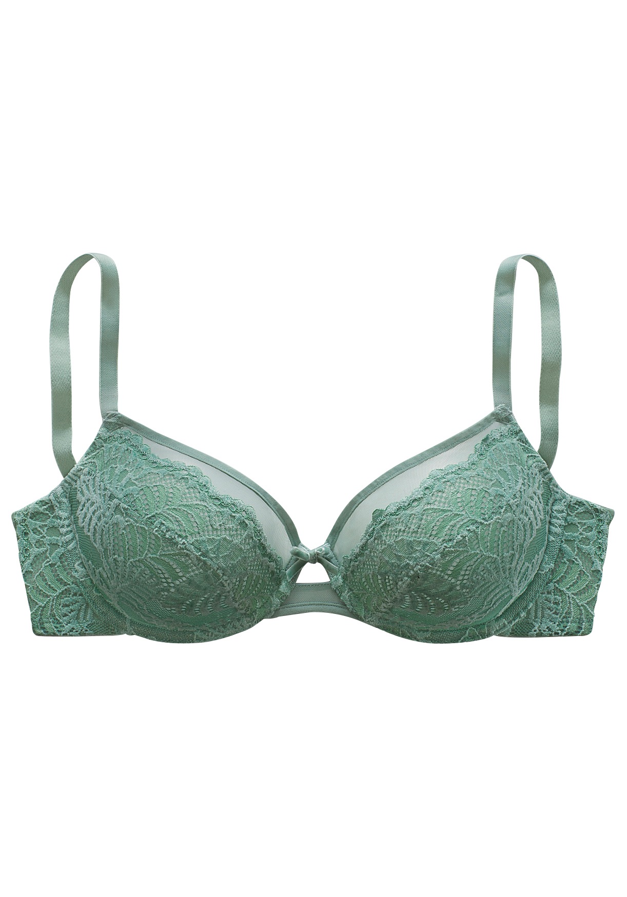 LASCANA Bügel-BH mit feiner Spitze und transparenter Netzware, sexy Dessous