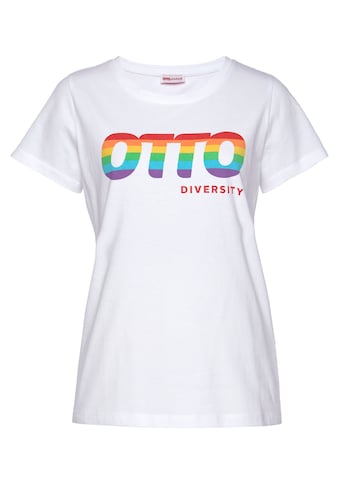 OTTO T-Shirt »OTTO Logo Regenbogen Pride Edition«, aus zertifizierter Bio-Baumwolle... kaufen