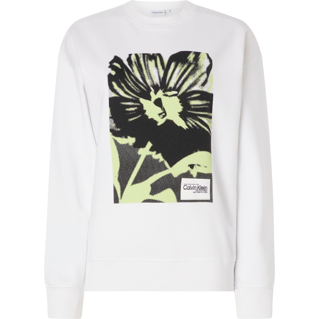 Calvin Klein Curve Sweatshirt INCLU FLORAL GRAPHIC SWEATSHIRT mit Calvin Klein Logo auf modischem Design Calvin Klein Curve Sweatshirt INCLU FLORAL GRAPHIC SWEATSHIRT mit Calvin Klein Logo auf modischem Design