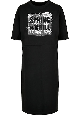 Stillkleid »Damen Ladies Spring And Chill Oversized Slit Tee Dress«, (1 tlg.)