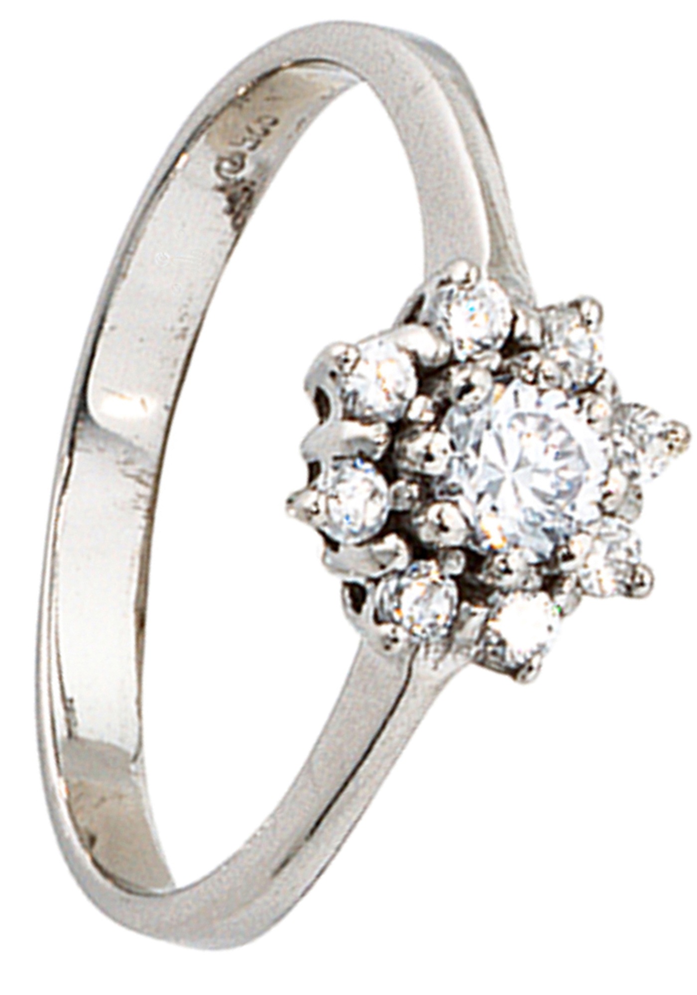 JOBO Silberring »Ring mit Zirkonia«, walking kaufen rhodiniert Silber 925 | I\'m
