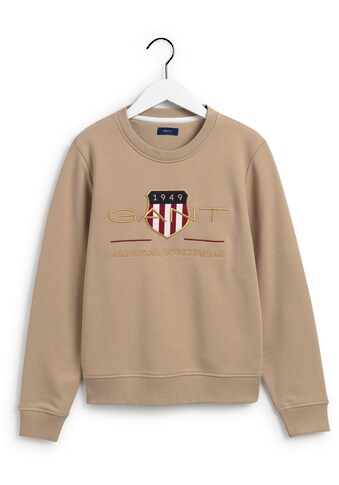 Gant Sweatshirt »Archive Shield Rundhalspullover«, mit großer Logostickerei kaufen