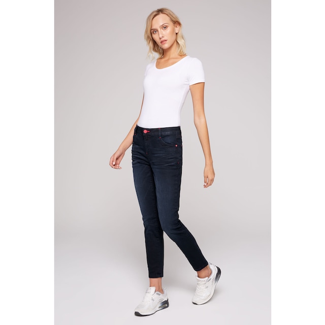 SOCCX Regular-fit-Jeans, mit Bleaching-Effekten shoppen