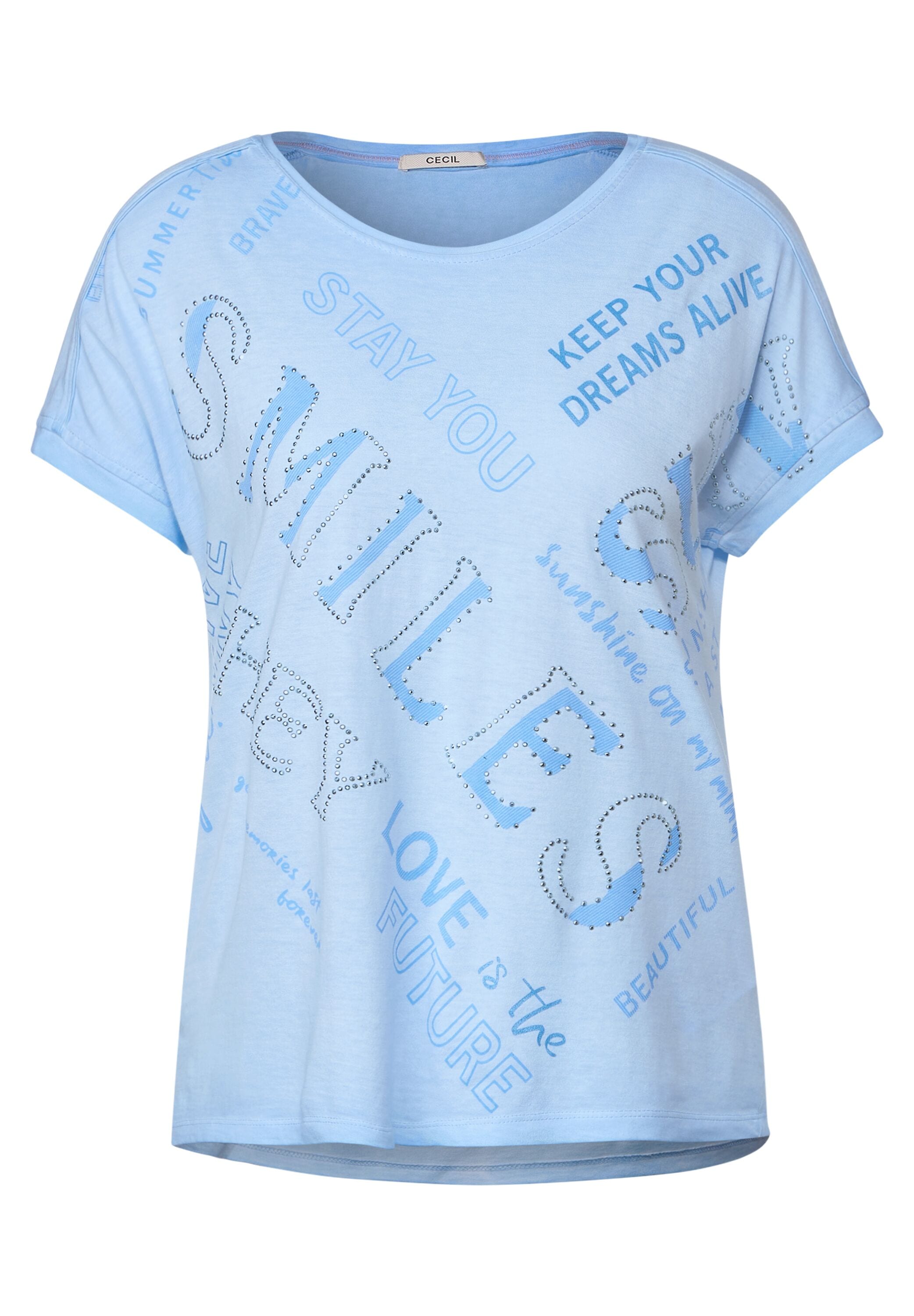 Cecil Print-Shirt, aus softem Materialmix | I\'m walking kaufen