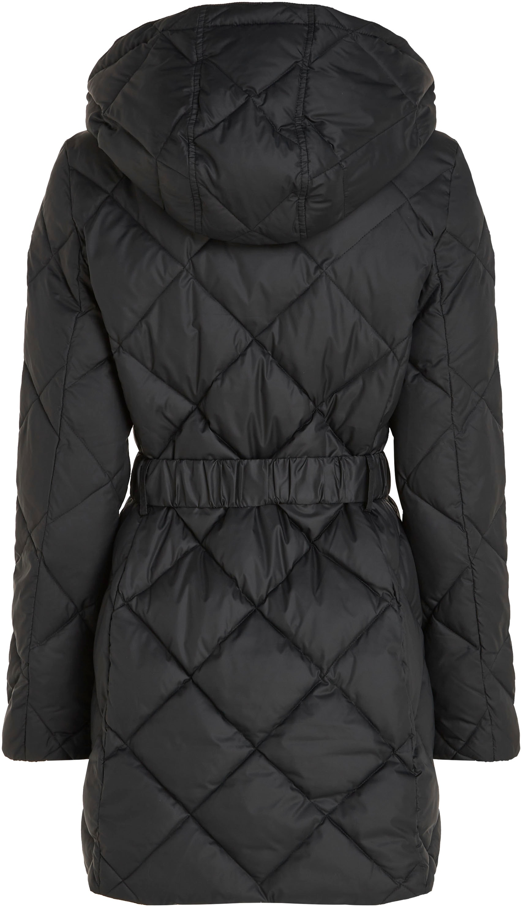 Tommy Hilfiger Steppmantel kaufen mit COAT«, BELTED Kapuze abnehmbarer QUILTED »ELEVATED