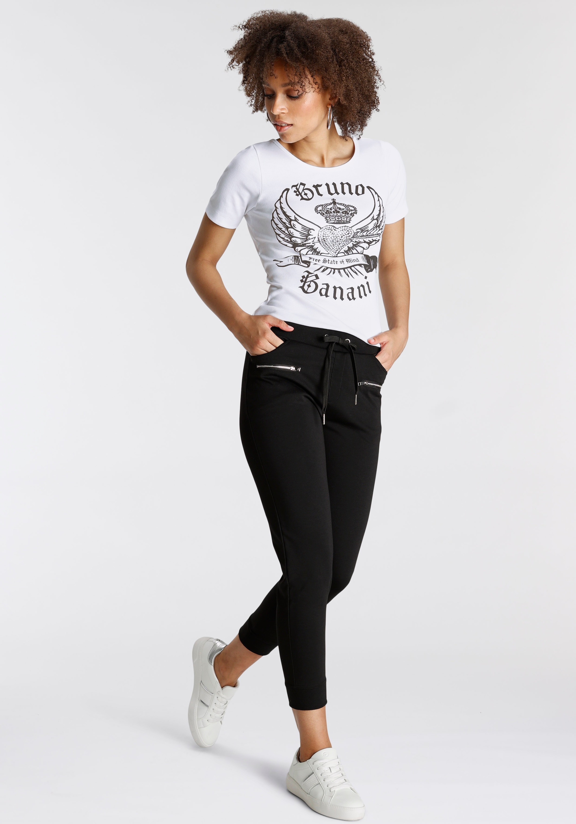 I\'m Banani walking Bruno | KOLLEKTION T-Shirt, Logo-Print NEUE kaufen