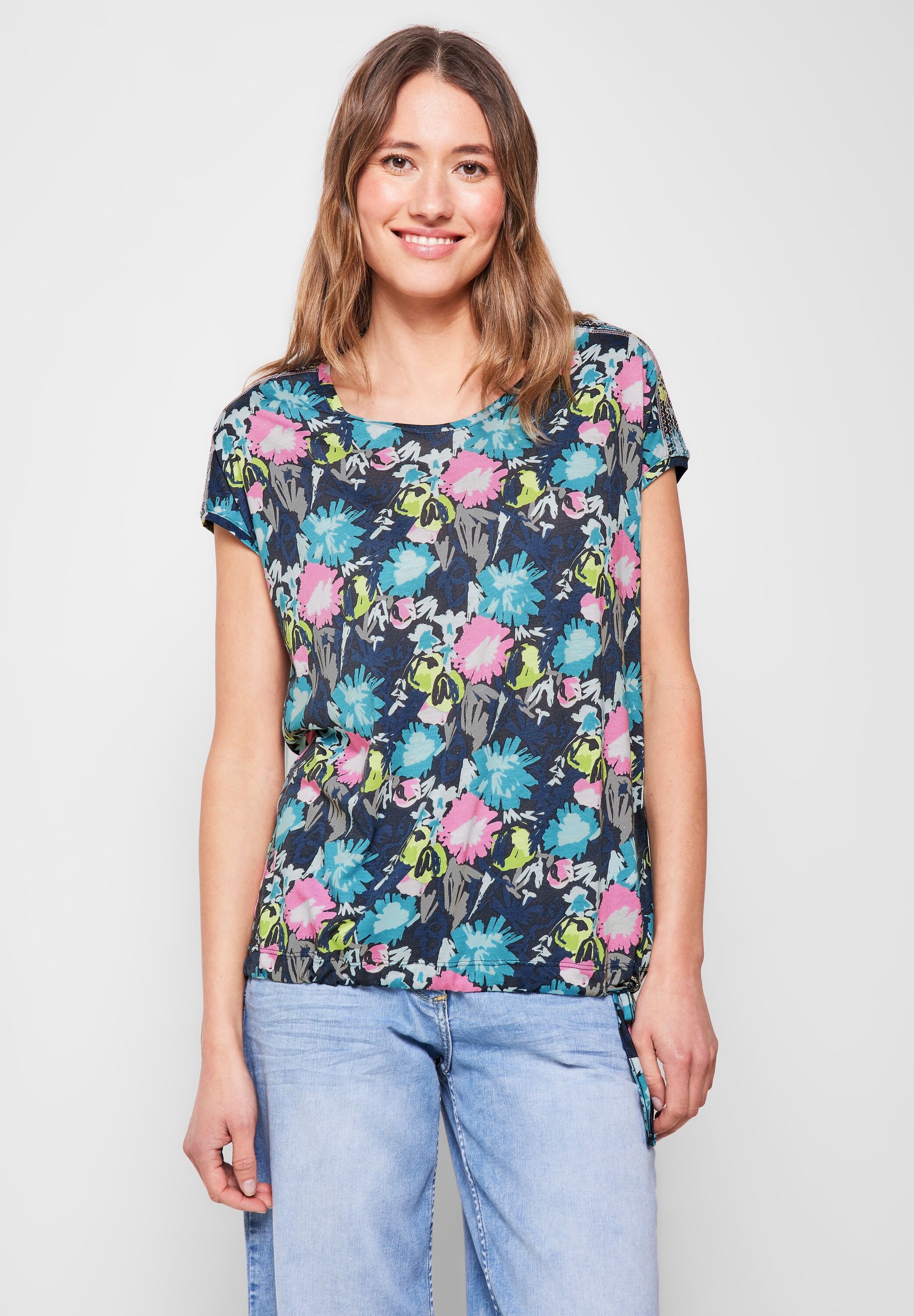 Cecil T-Shirt, shoppen Blumenprint mit allover