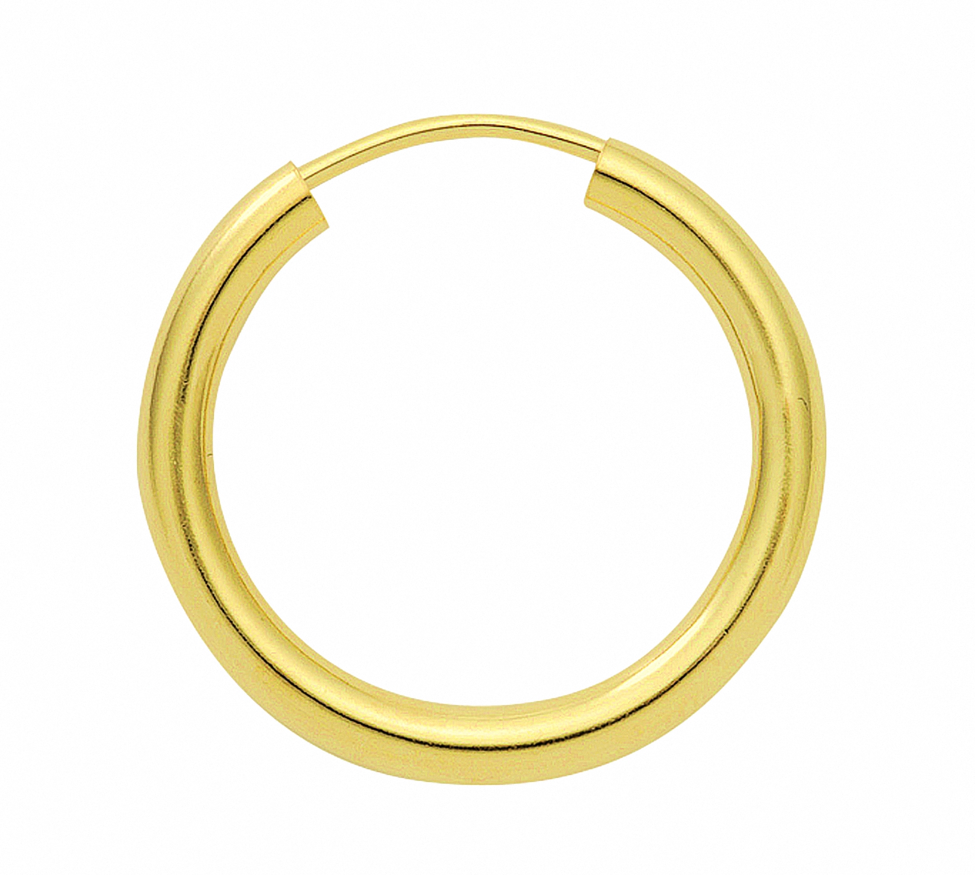 Adelia´s Paar Ohrhänger »1 Paar 585 Gold Ohrringe / Creolen Ø 30 mm«, 585  Gold Goldschmuck für Damen bestellen | I\'m walking