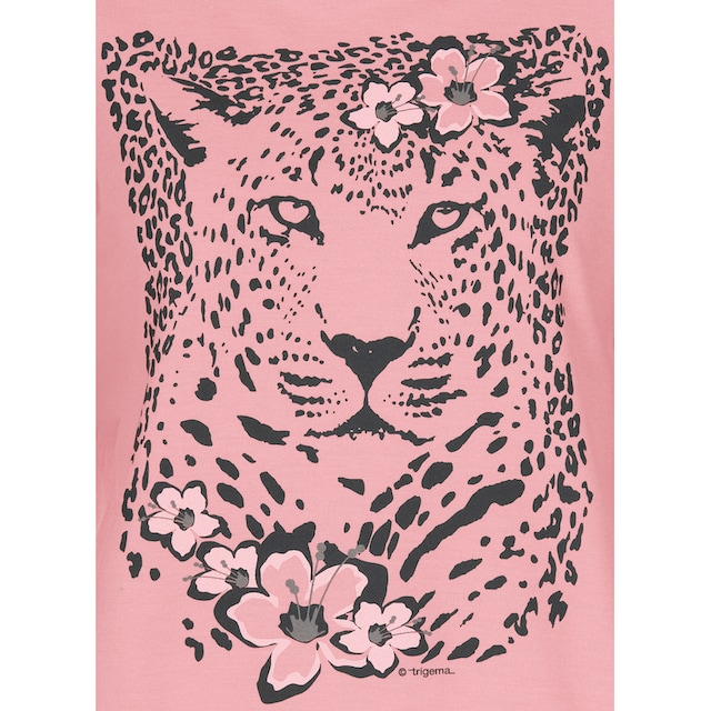 Trigema Kapuzensweatshirt »TRIGEMA Homewear Set mit Leoparden-Print« online  | I'm walking