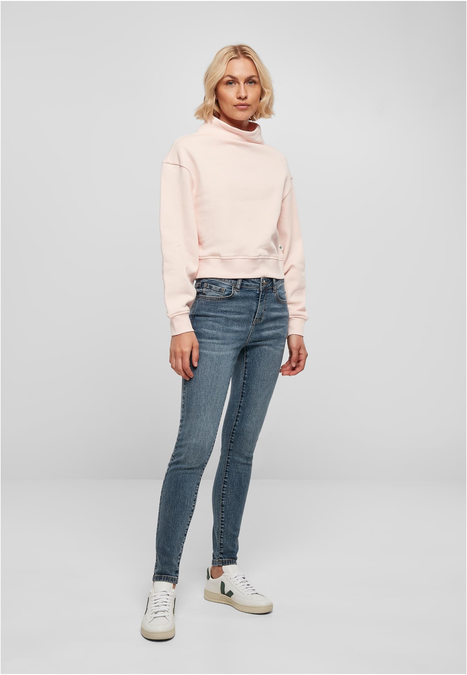 URBAN CLASSICS Sweater »Damen Ladies Organic Neck tlg.) online walking kaufen I\'m (1 | High Crew«, Short